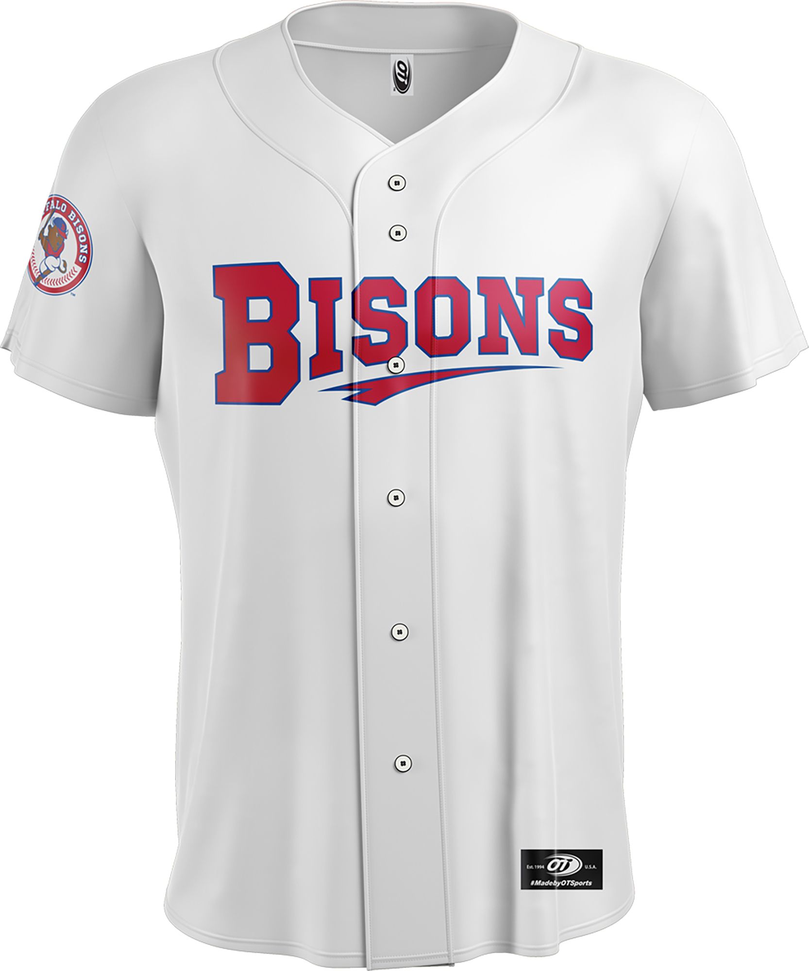 OT Sports Men's Buffalo Bisons Replica Home Jersey