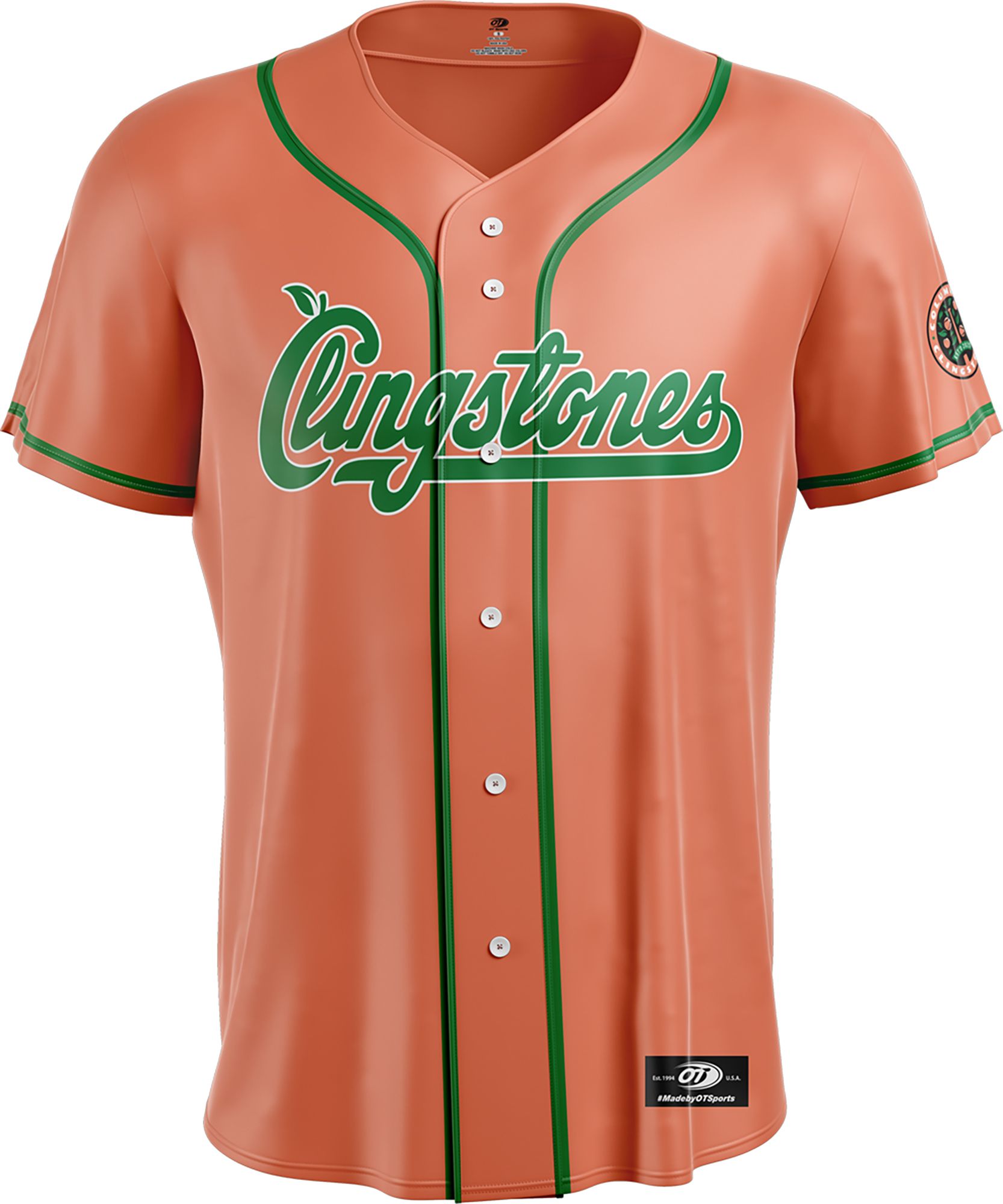 OT Sports Youth Frederick Keys Peach Replica Alternate Jersey