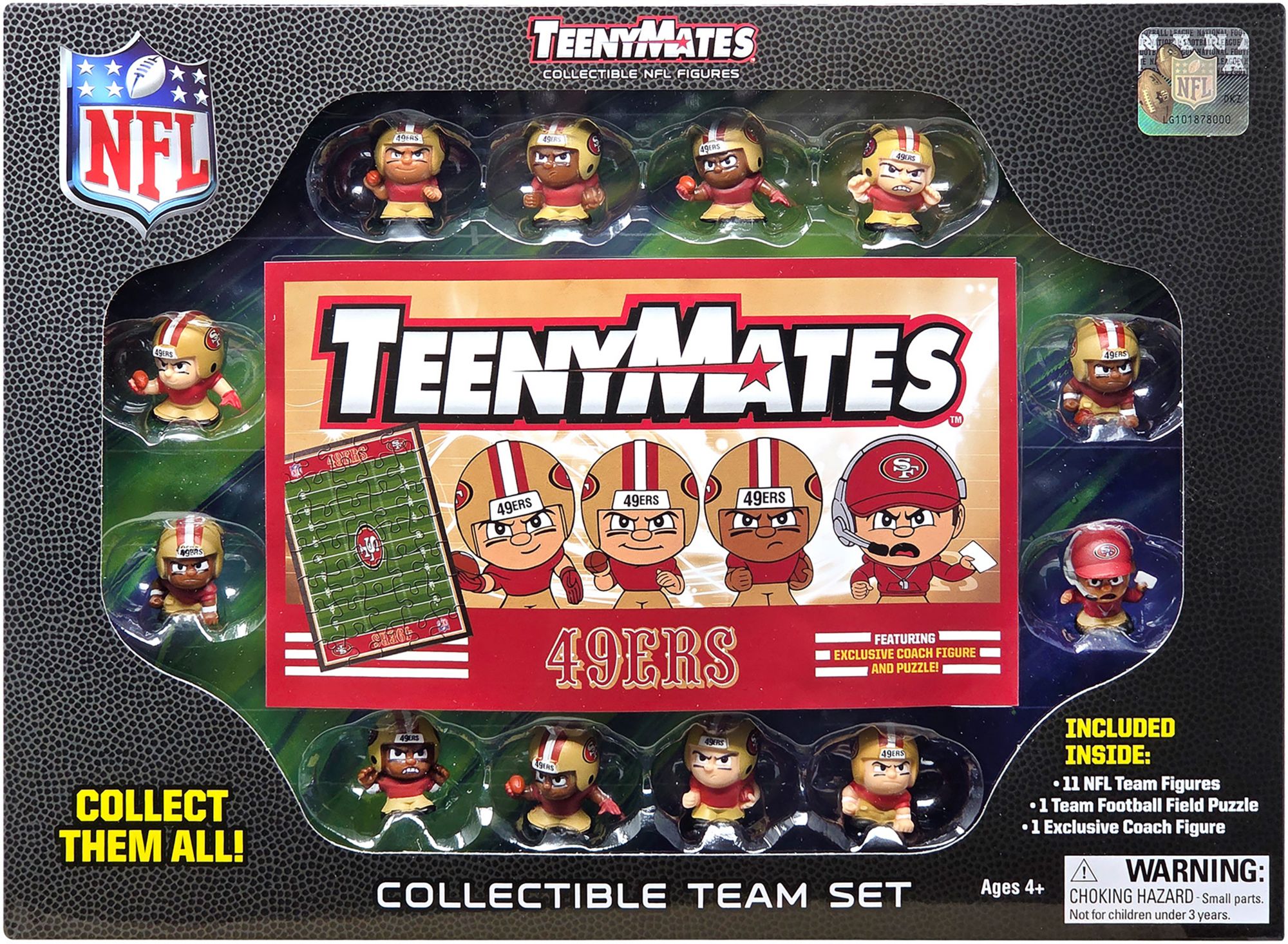 Party Animal San Francisco 49ers TeenyMate Team Figurine Set