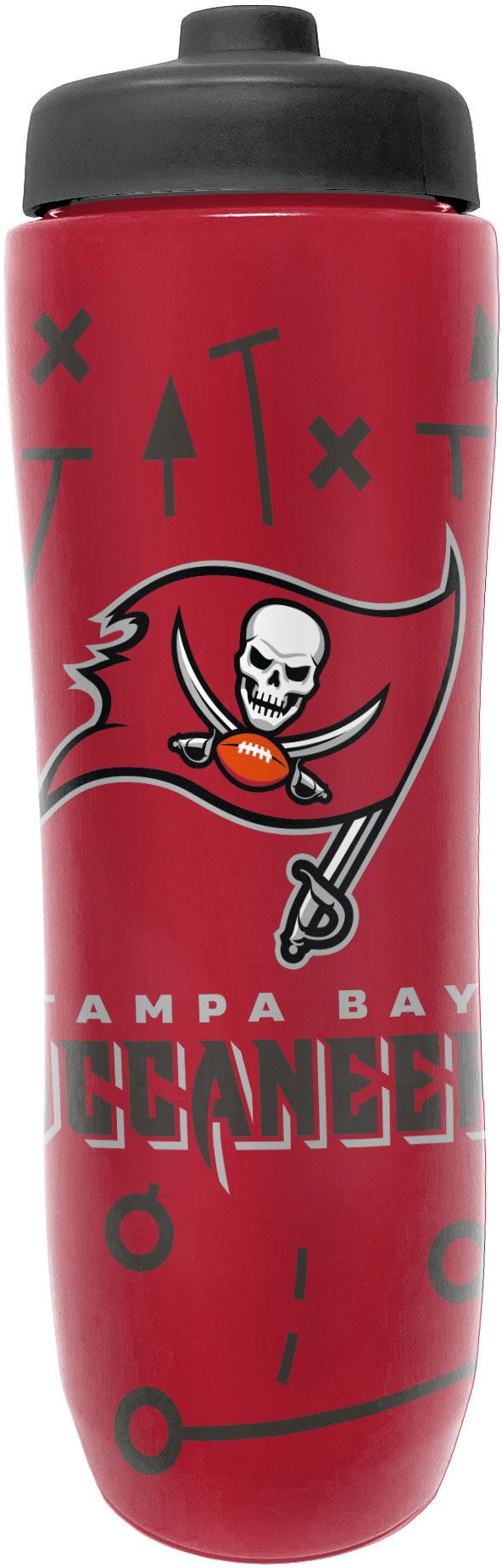 Party Animal Tampa Bay Buccaneers Squeezy Water Bottle
