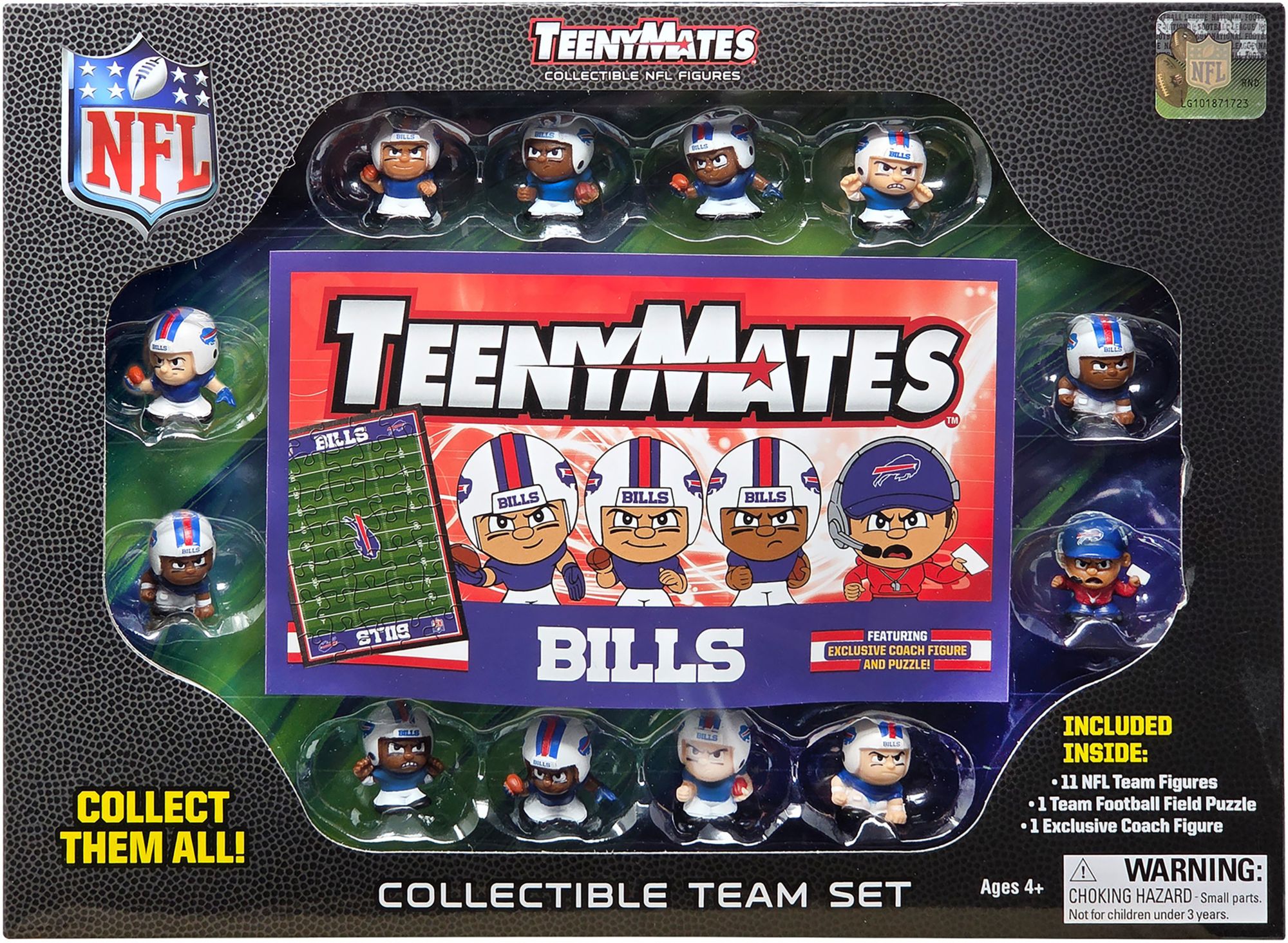 Party Animal Buffalo Bills TeenyMate Team Figurine Set