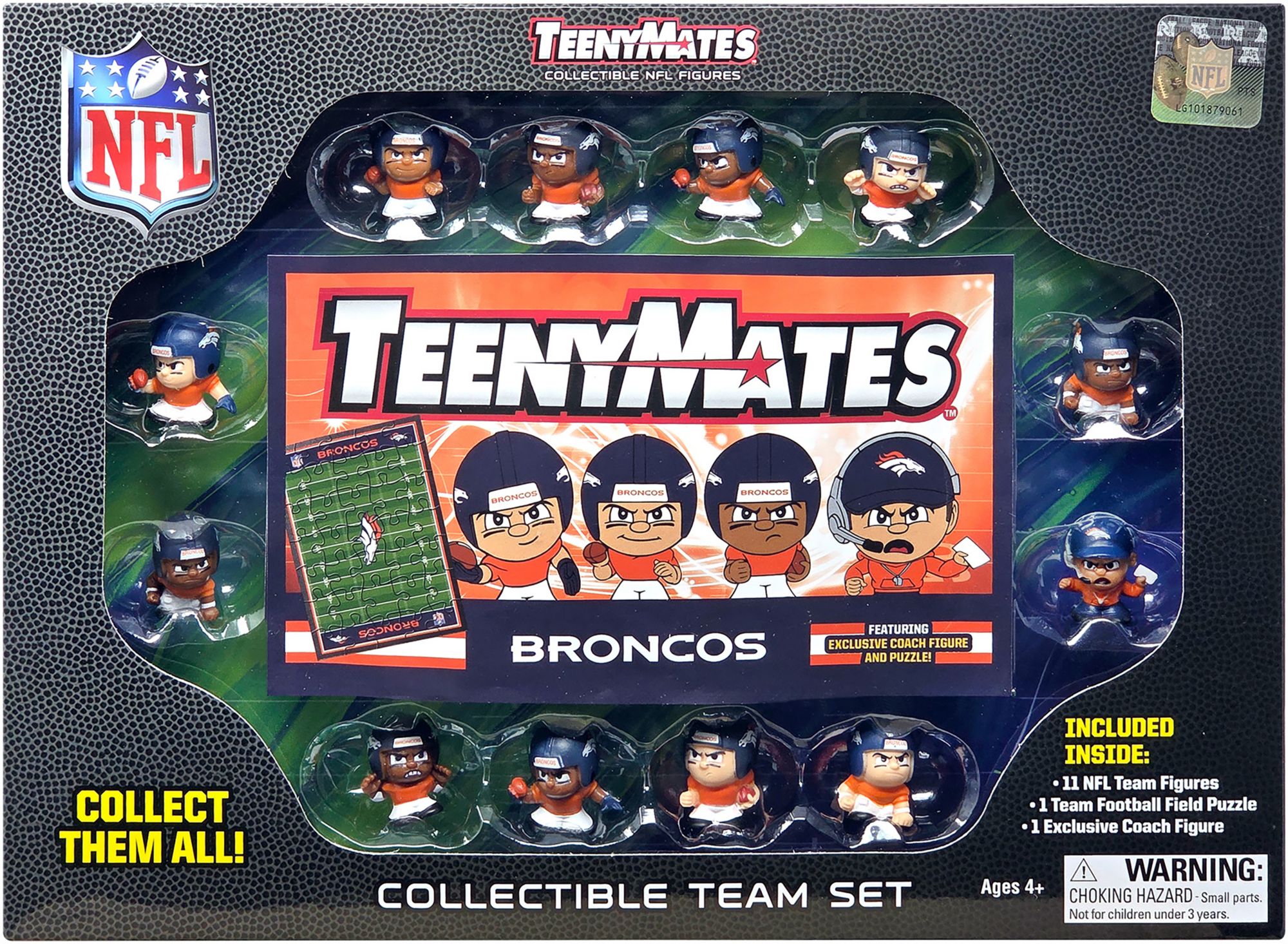 Party Animal Denver Broncos TeenyMate Team Figurine Set