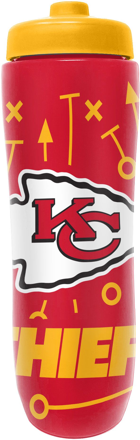 Party Animal Kansas City Chiefs Squeezy Water Bottle