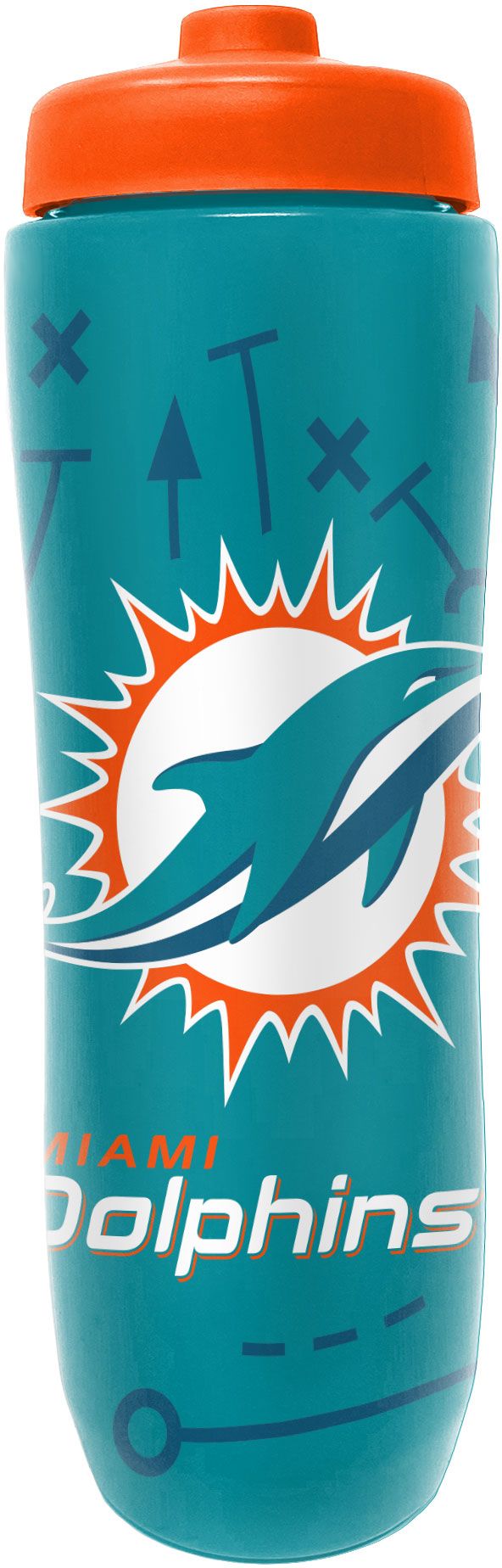 Party Animal Miami Dolphins Squeezy Water Bottle