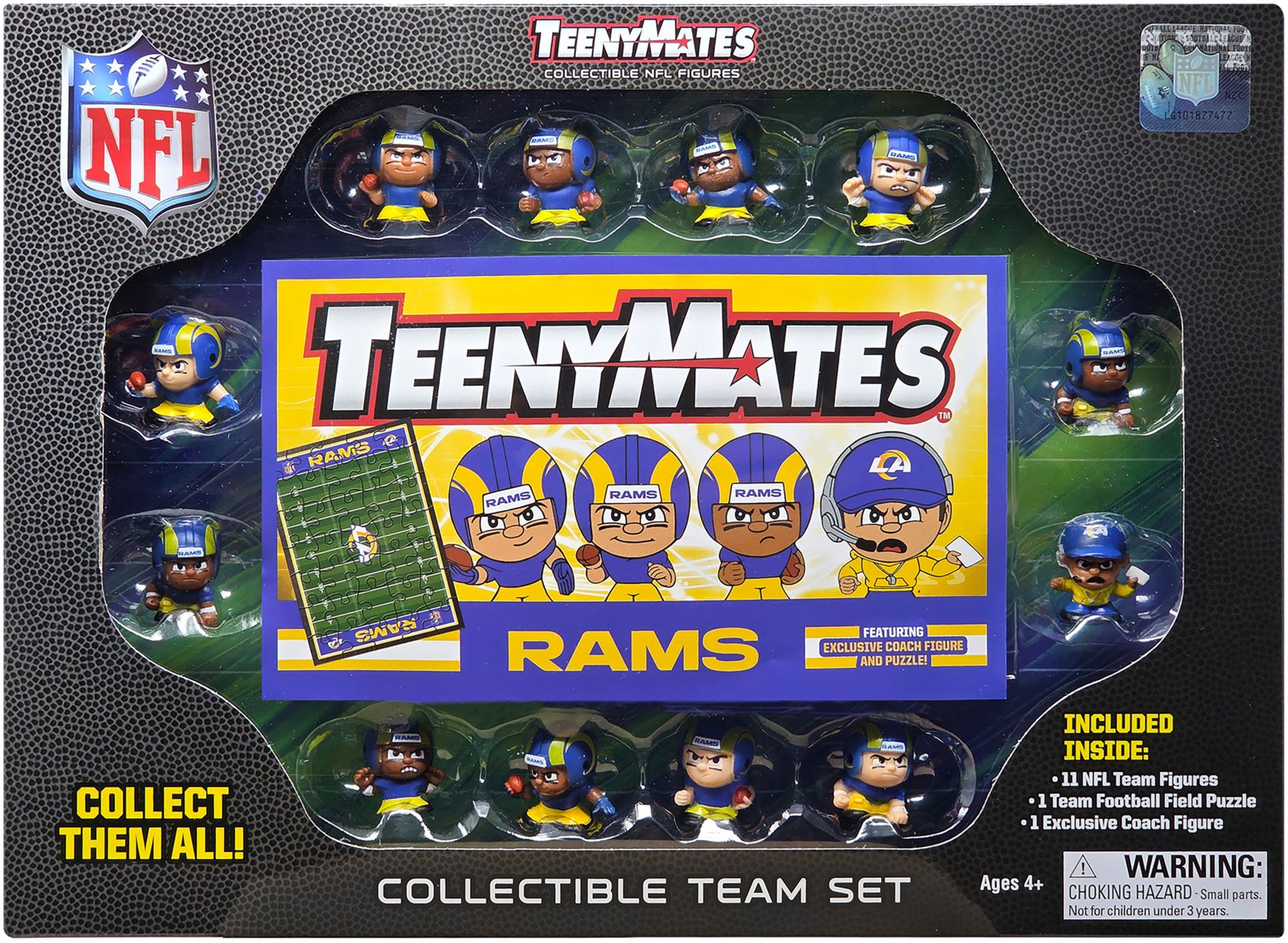 Party Animal Los Angeles Rams TeenyMate Team Figurine Set