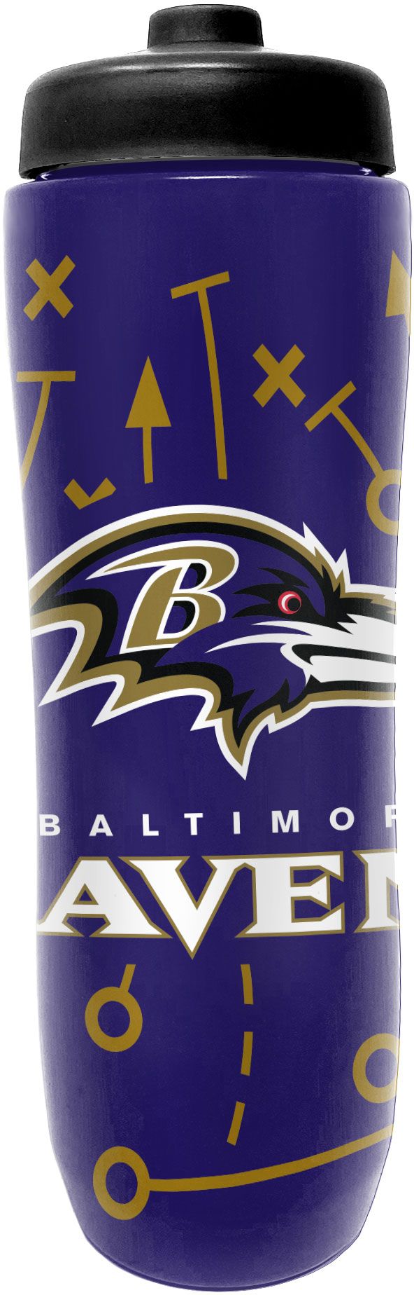 Party Animal Baltimore Ravens Squeezy Water Bottle
