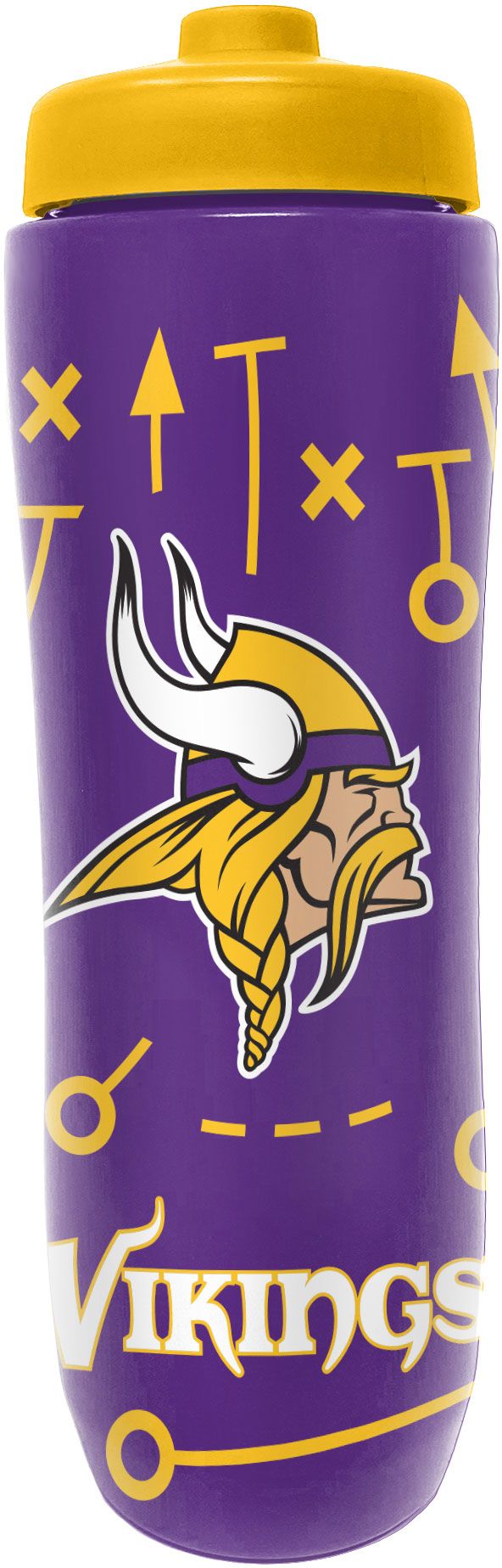 Party Animal Minnesota Vikings Squeezy Water Bottle