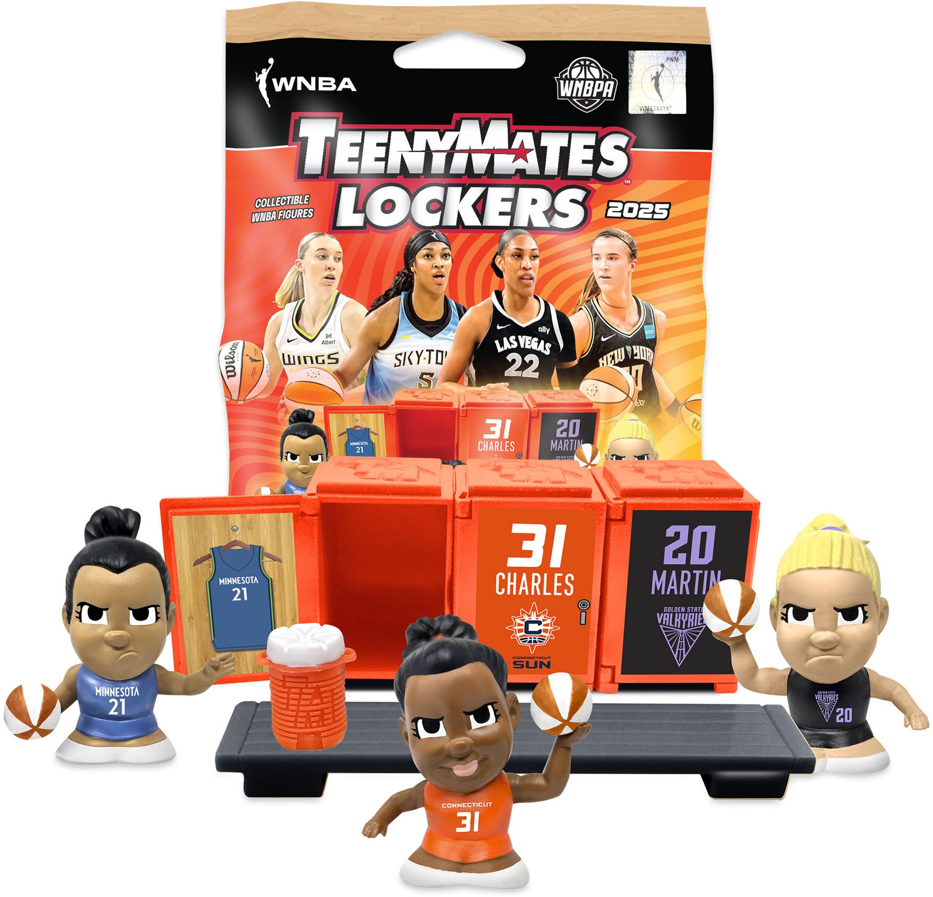 Party Animal WNBA League TeenyMates Lockers