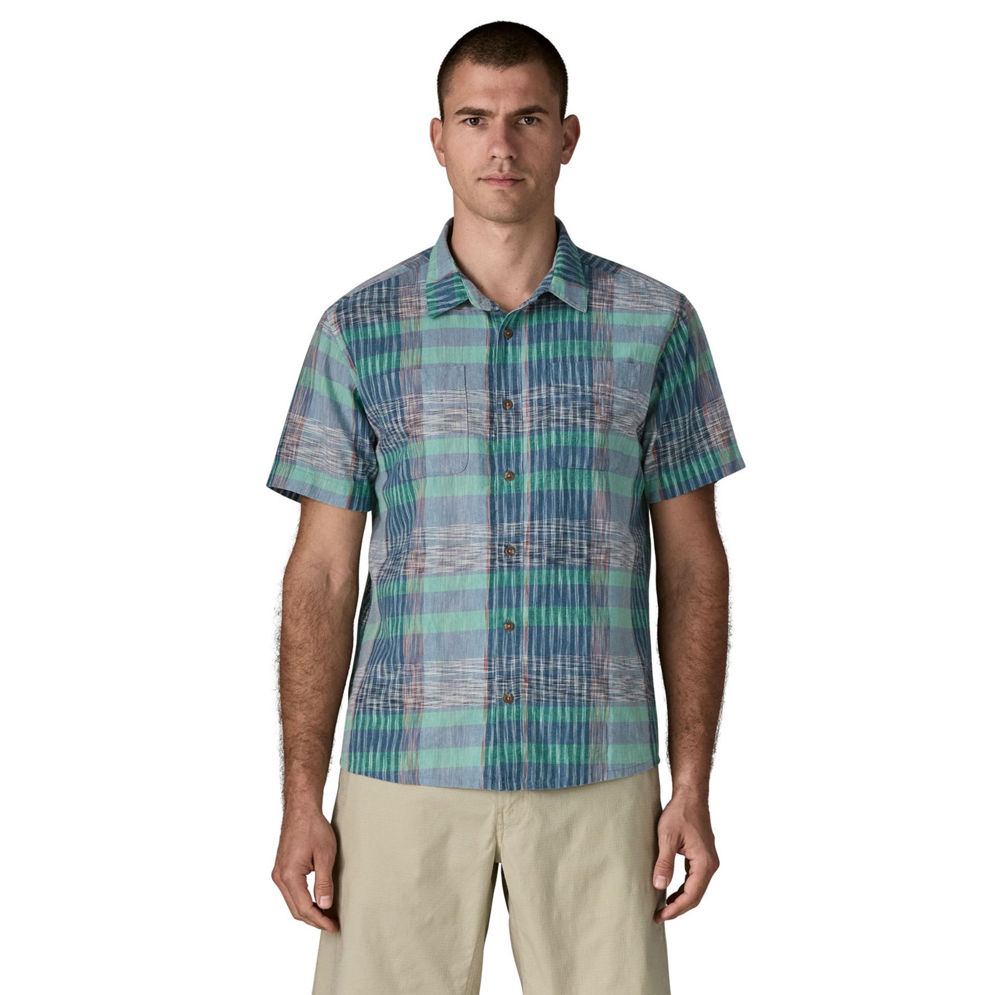 Patagonia Men's Back Step Hemp Short  Sleeve  Shirt