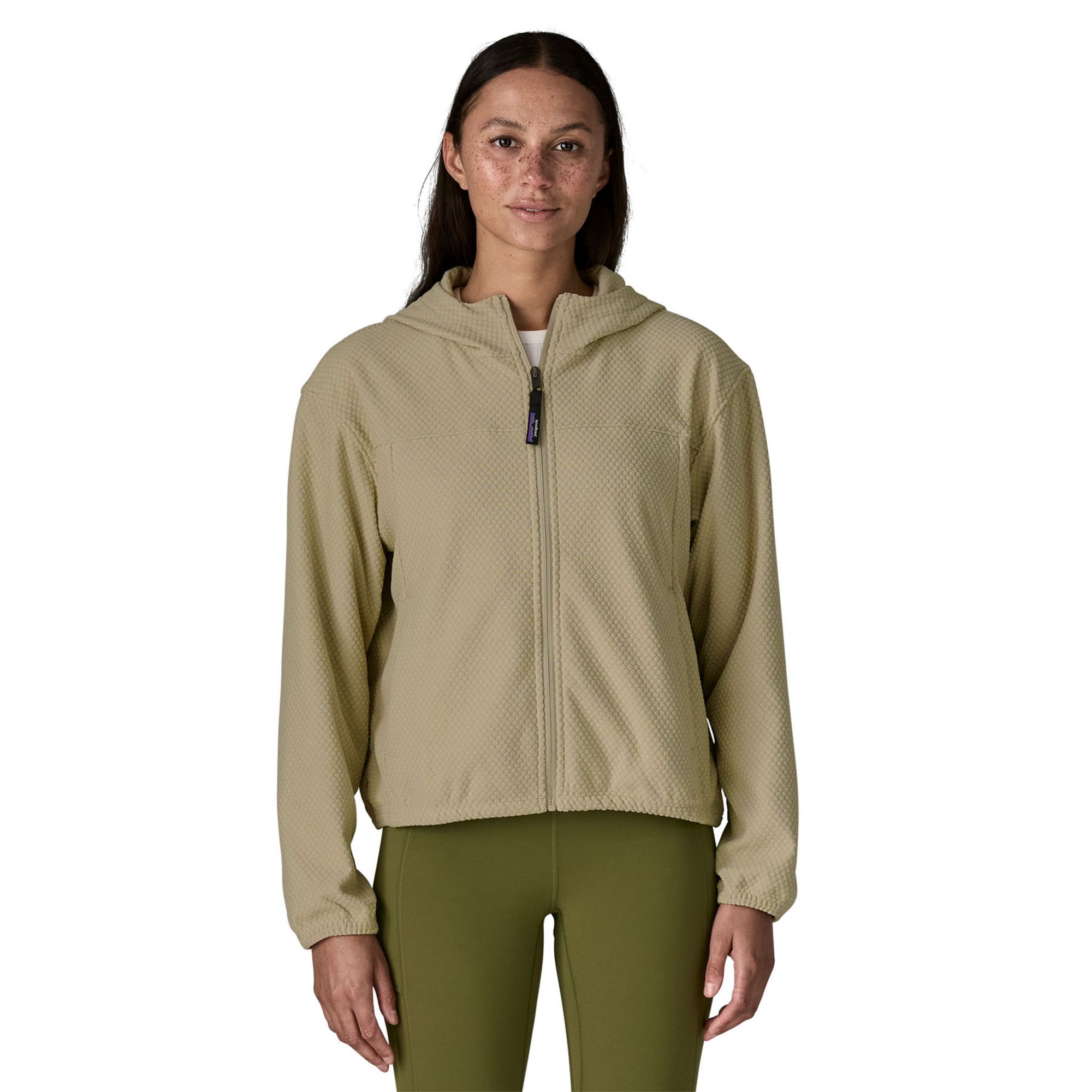 Patagonia Women's Textured Fleece Full-Zip Hoodie