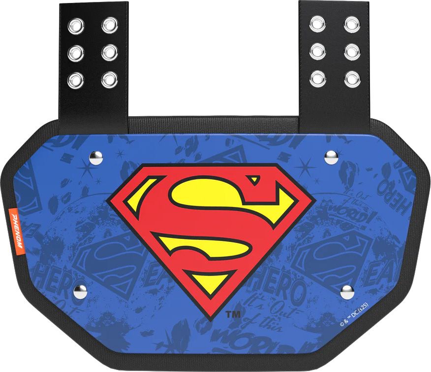 Phenom Elite Superman Football Backplate - Youth