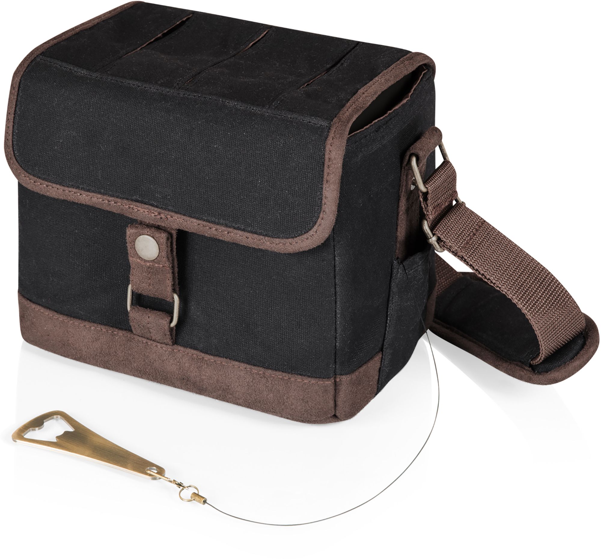 Black with Brown Accents
