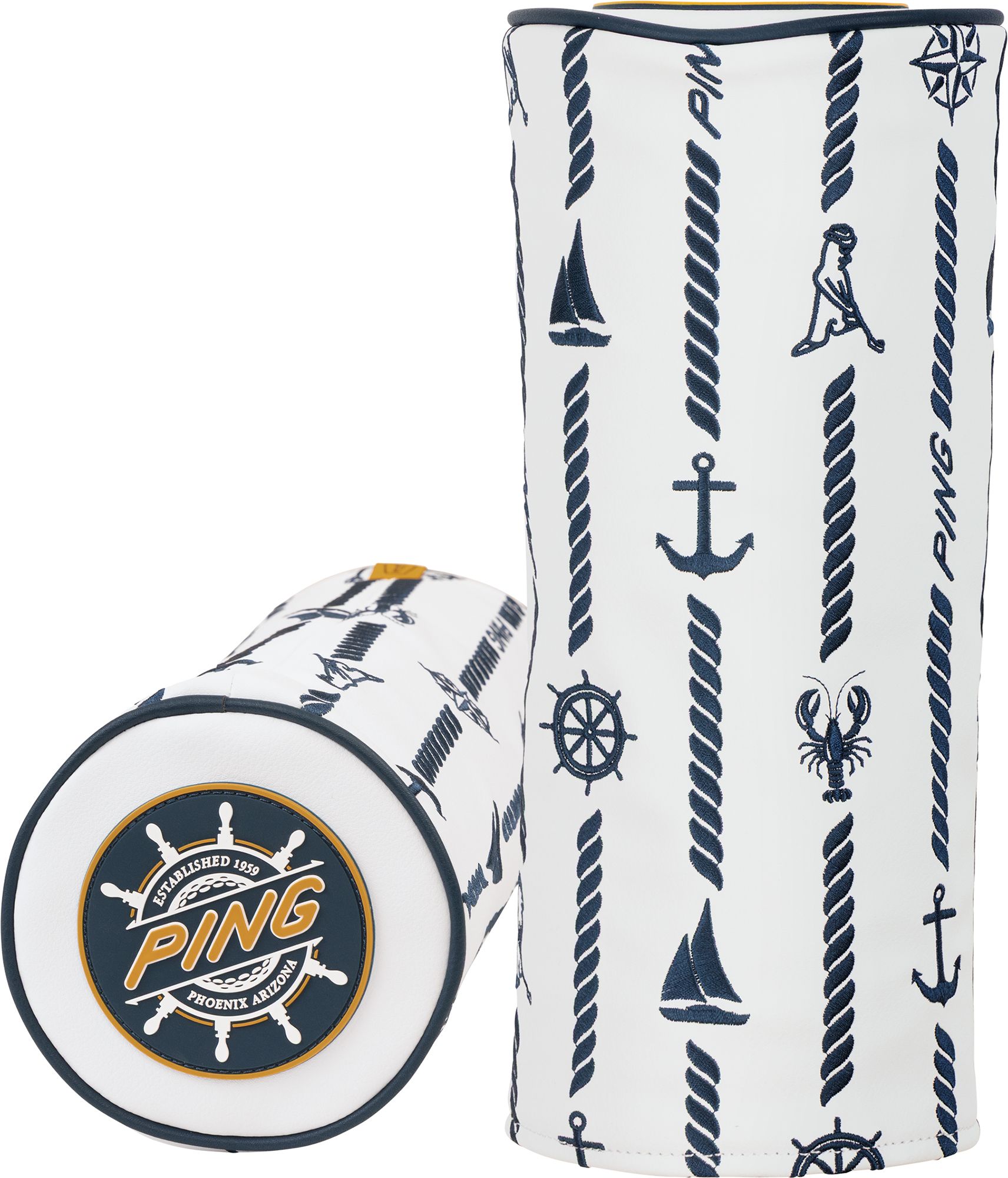 PING 2026 Captains White Driver Headcover