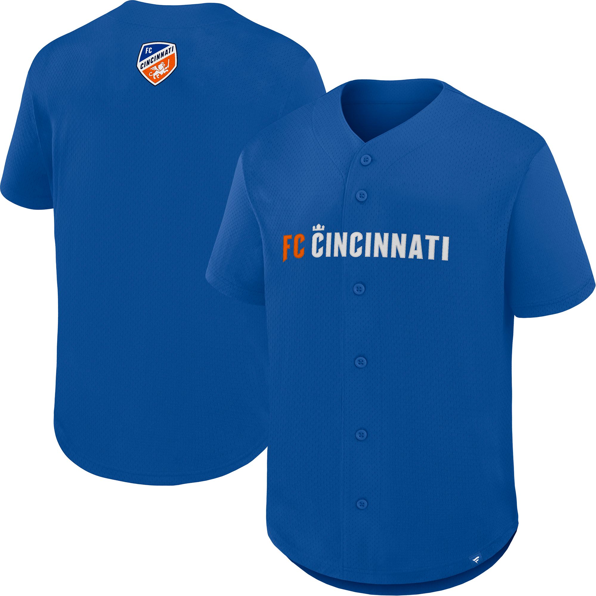 MLS Adult FC Cincinnati Deep Royal Baseball Jersey
