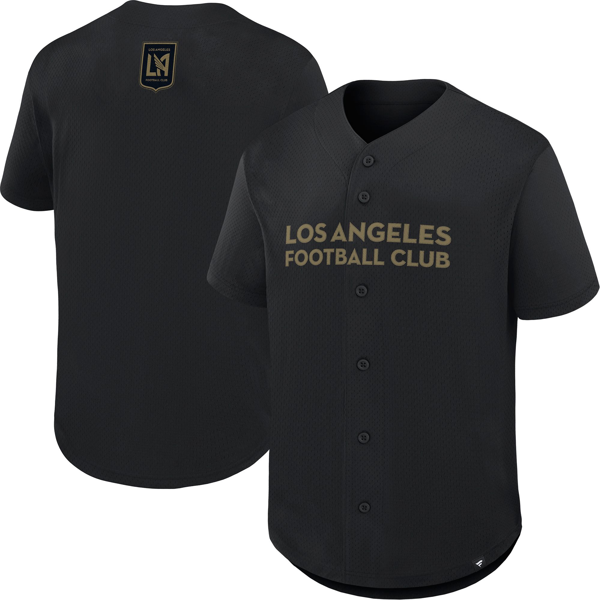 MLS Adult Los Angeles FC Black Baseball Jersey