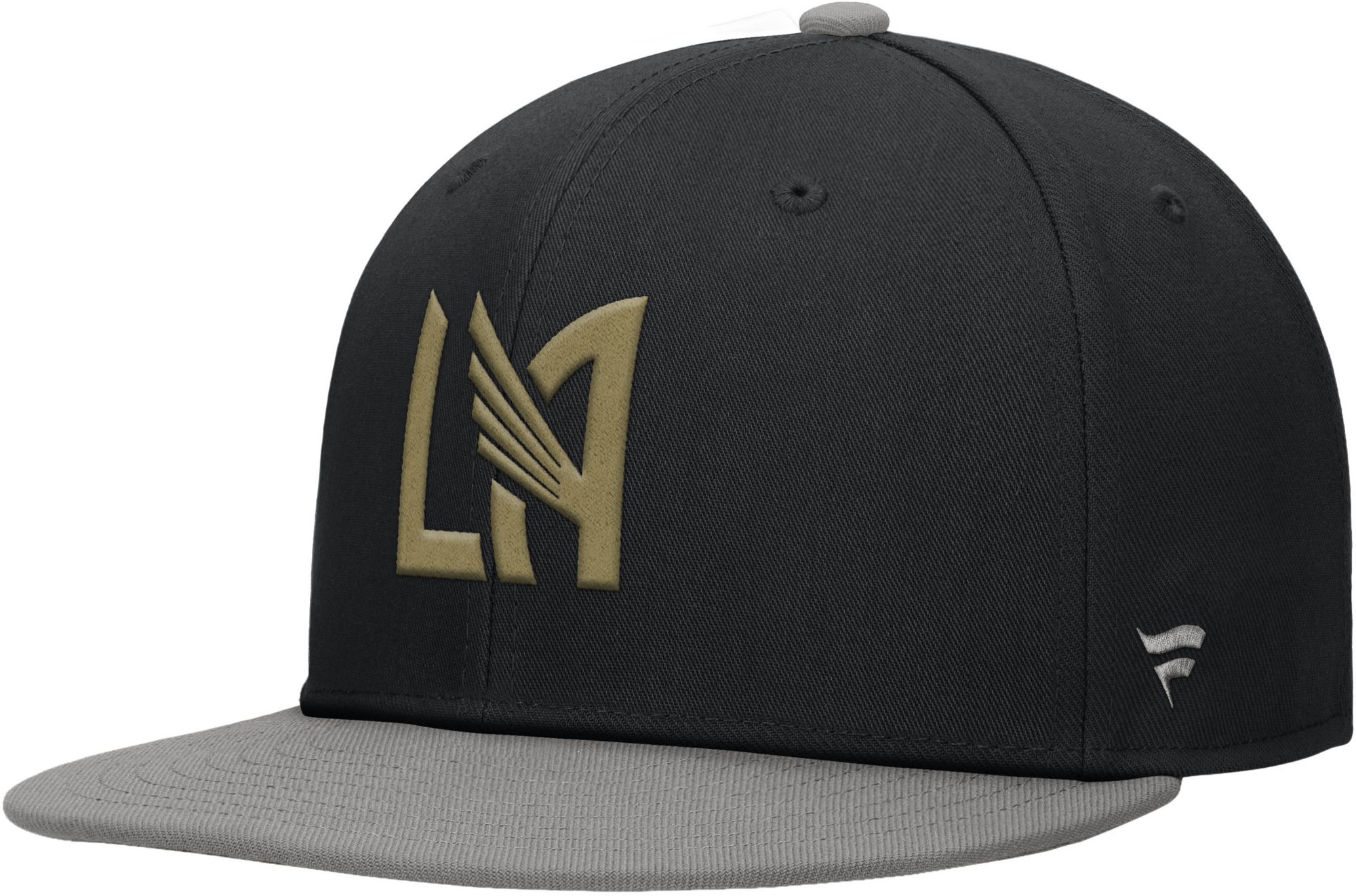 MLS Adult Los Angeles FC Black Logo Snapback Adjustable Hat