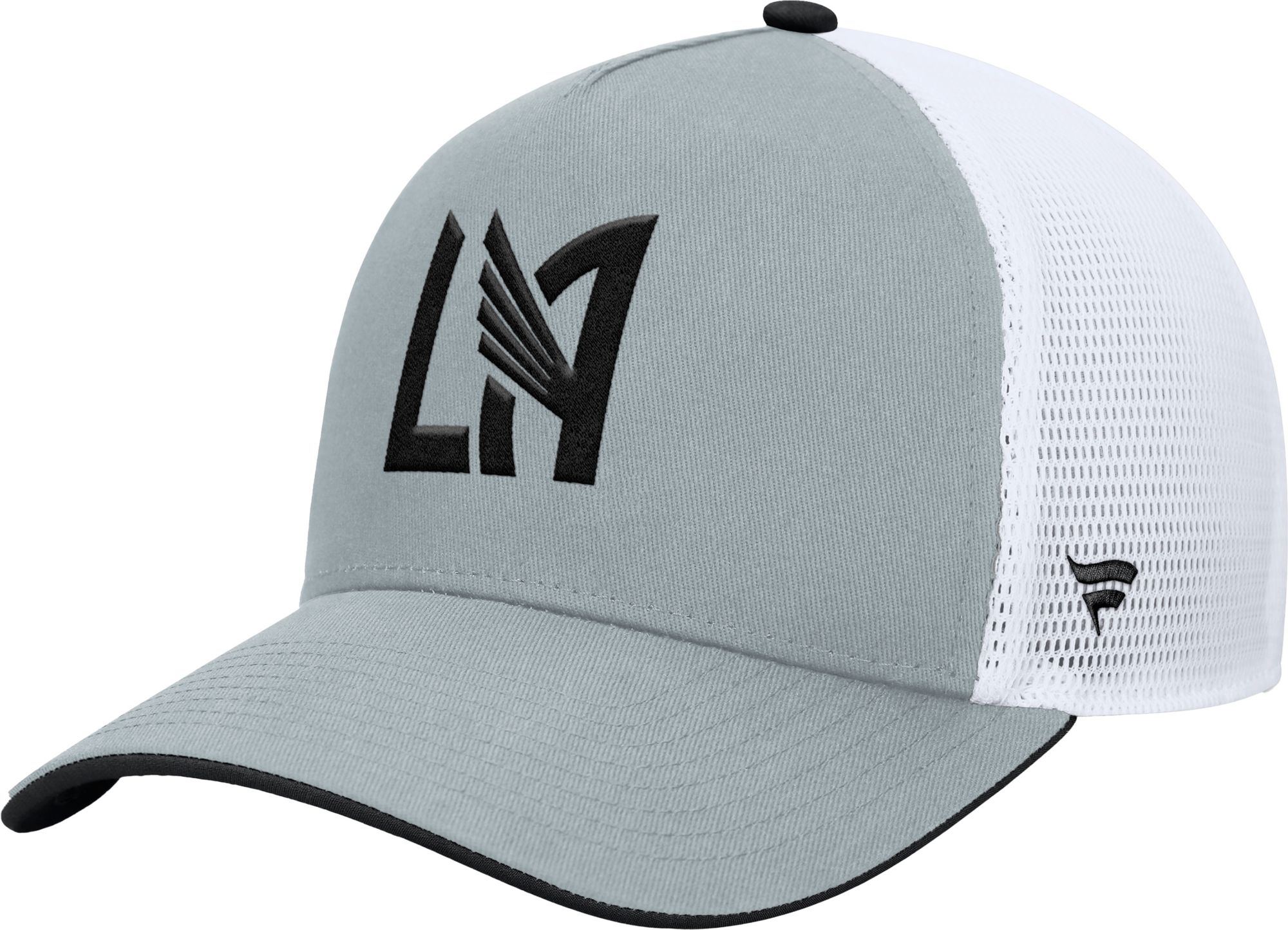 MLS Adult Los Angeles FC Gray Wordmark Adjustable Trucker Hat