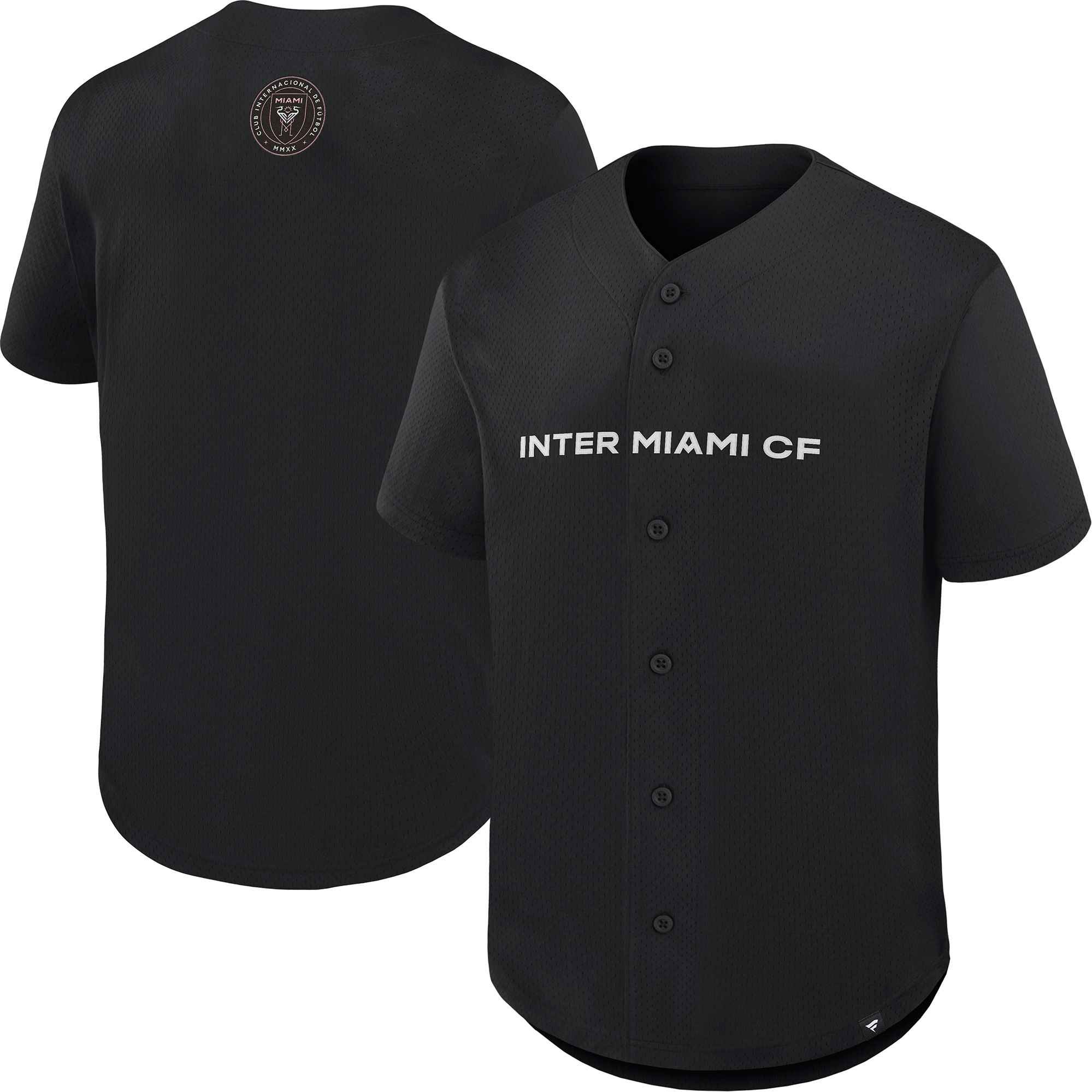 MLS Adult Inter Miami CF Black Baseball Jersey