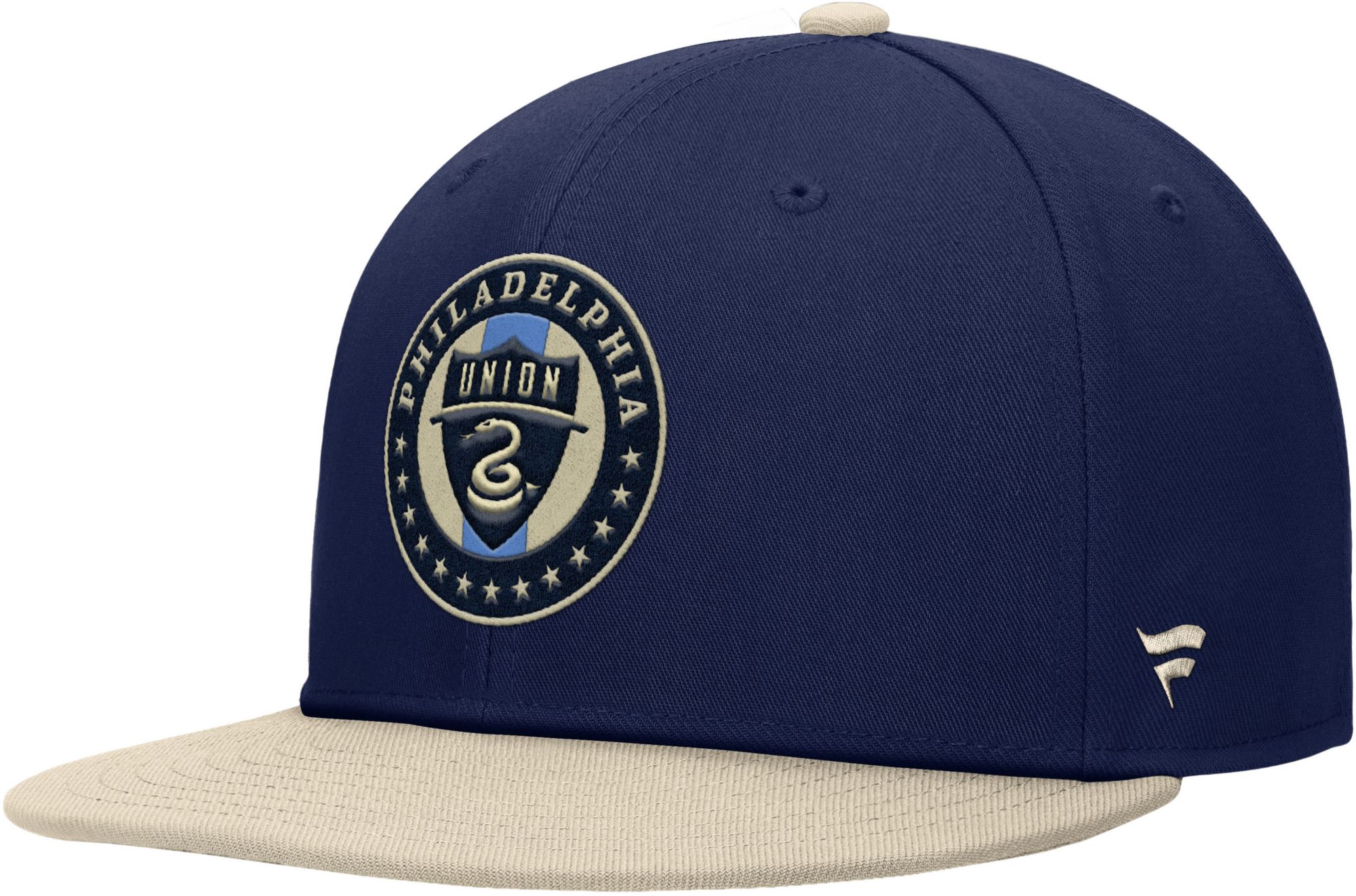 MLS Adult Philadelphia Union Athletic Navy Logo Snapback Adjustable Hat