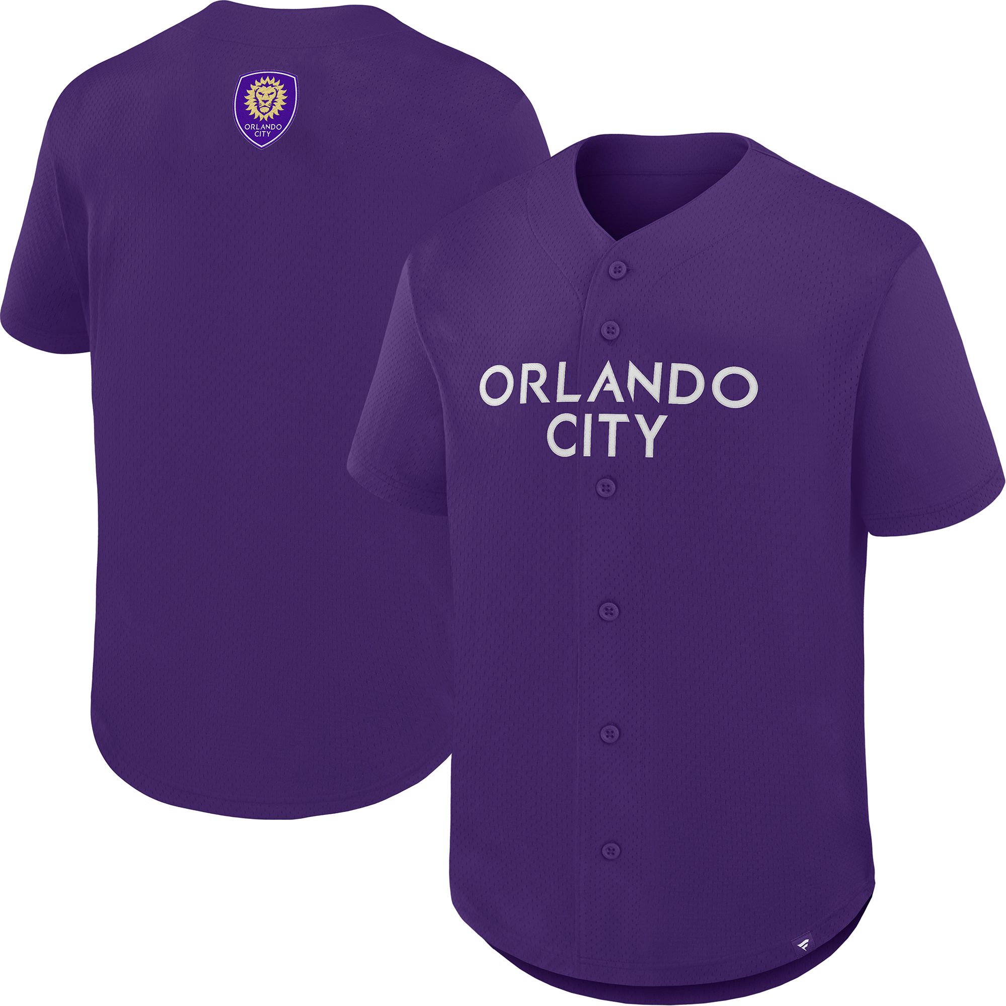 MLS Adult Orlando City Regal Purple Baseball Jersey