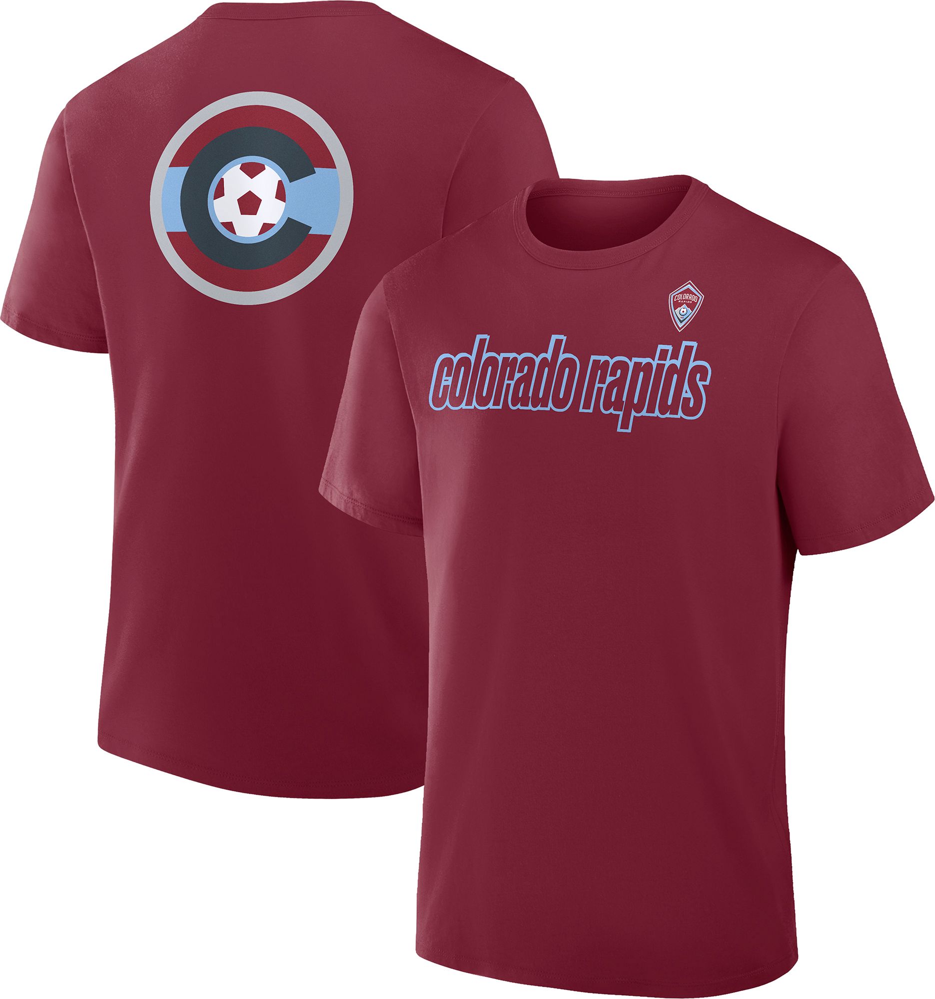 MLS Adult Colorado Rapids Dark Garnet 2-Hit T-Shirt