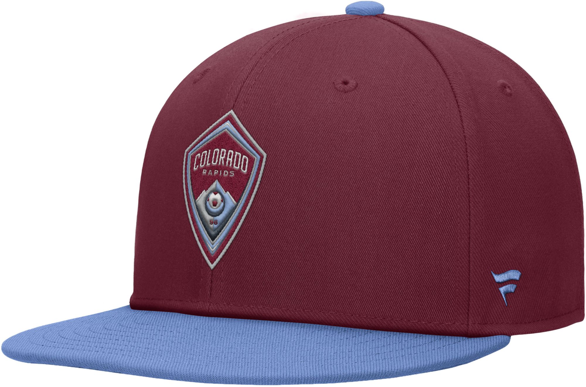 MLS Adult Colorado Rapids Dark Garnet Logo Snapback Adjustable Hat