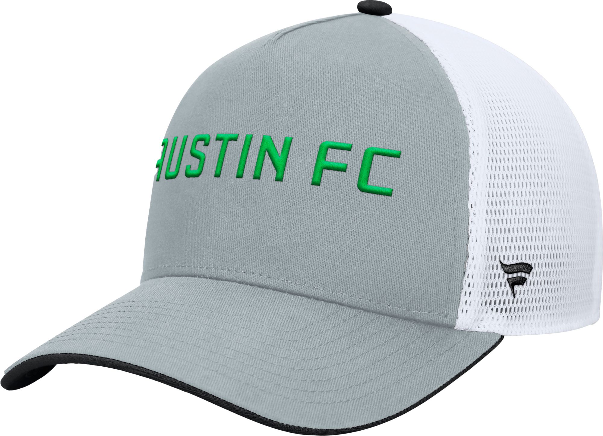 MLS Adult Austin FC Gray Wordmark Adjustable Trucker Hat