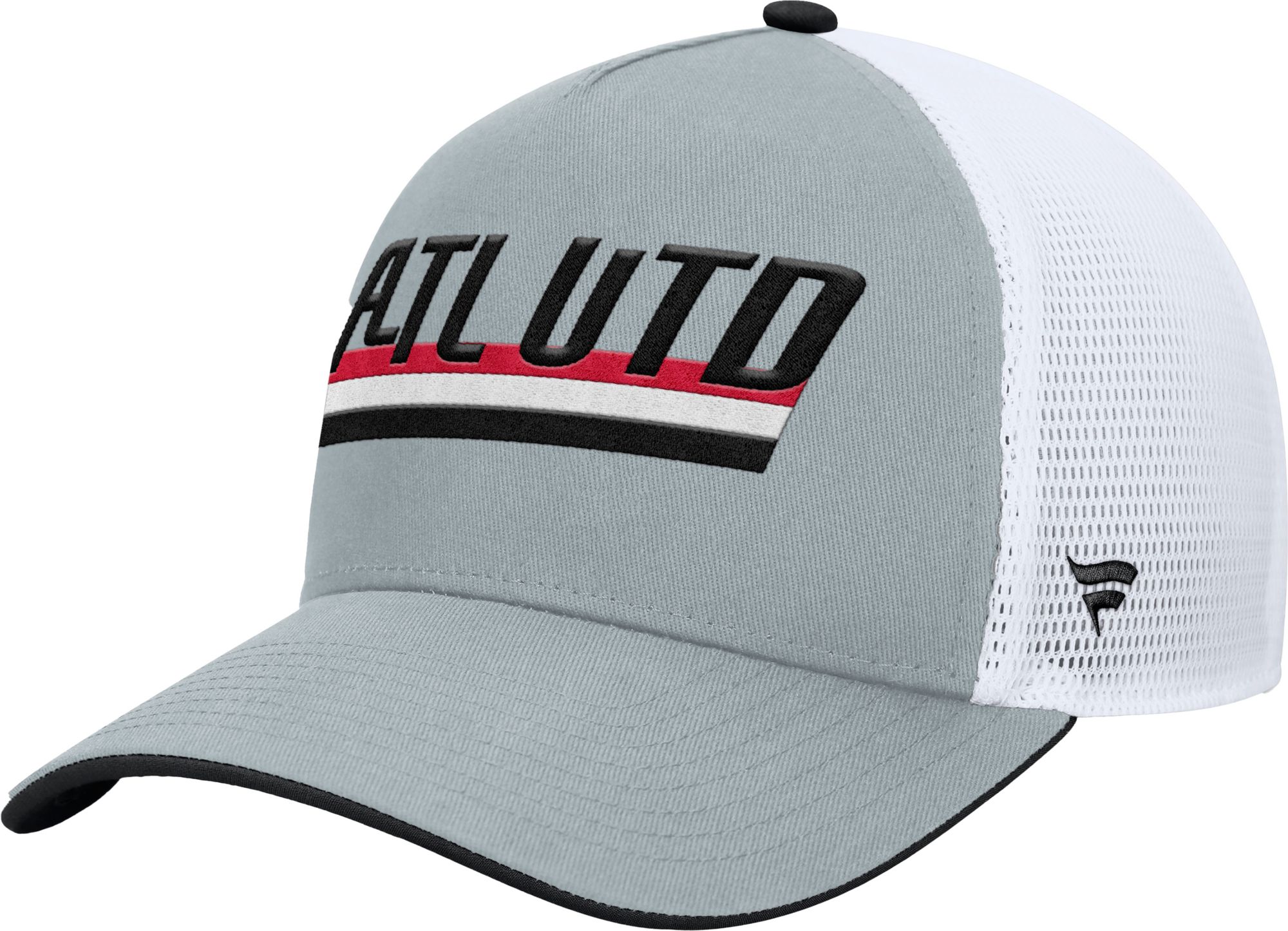 MLS Adult Atlanta United Gray Wordmark Adjustable Trucker Hat