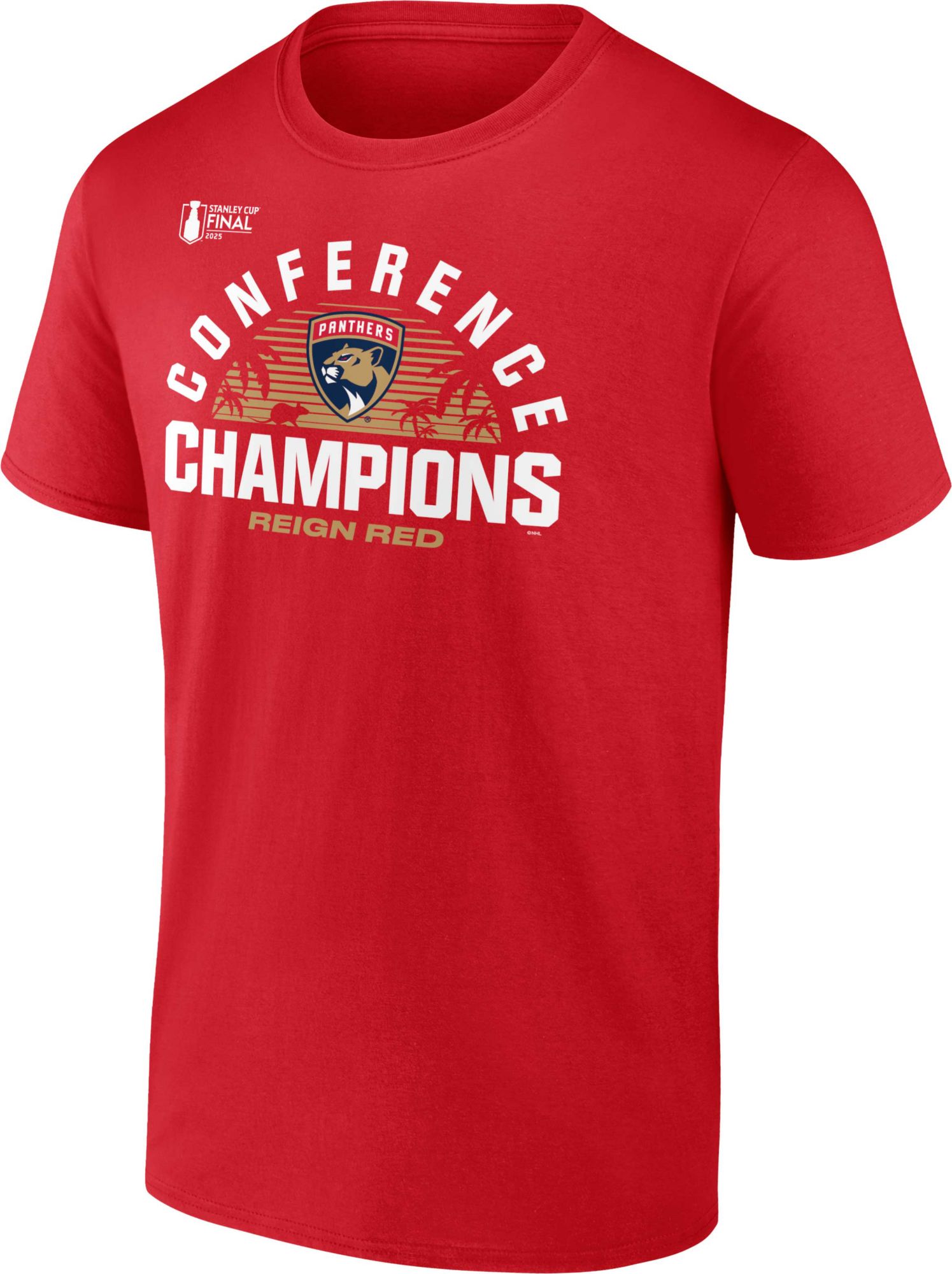 NHL Adult Florida Panthers 2025 Eastern Conference Champions Hometown T-Shirt