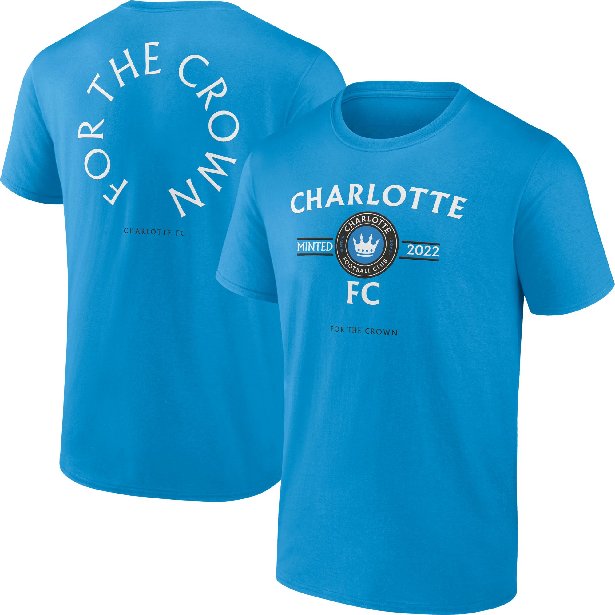 MLS Men's Charlotte FC Electric Blue Shot T-Shirt