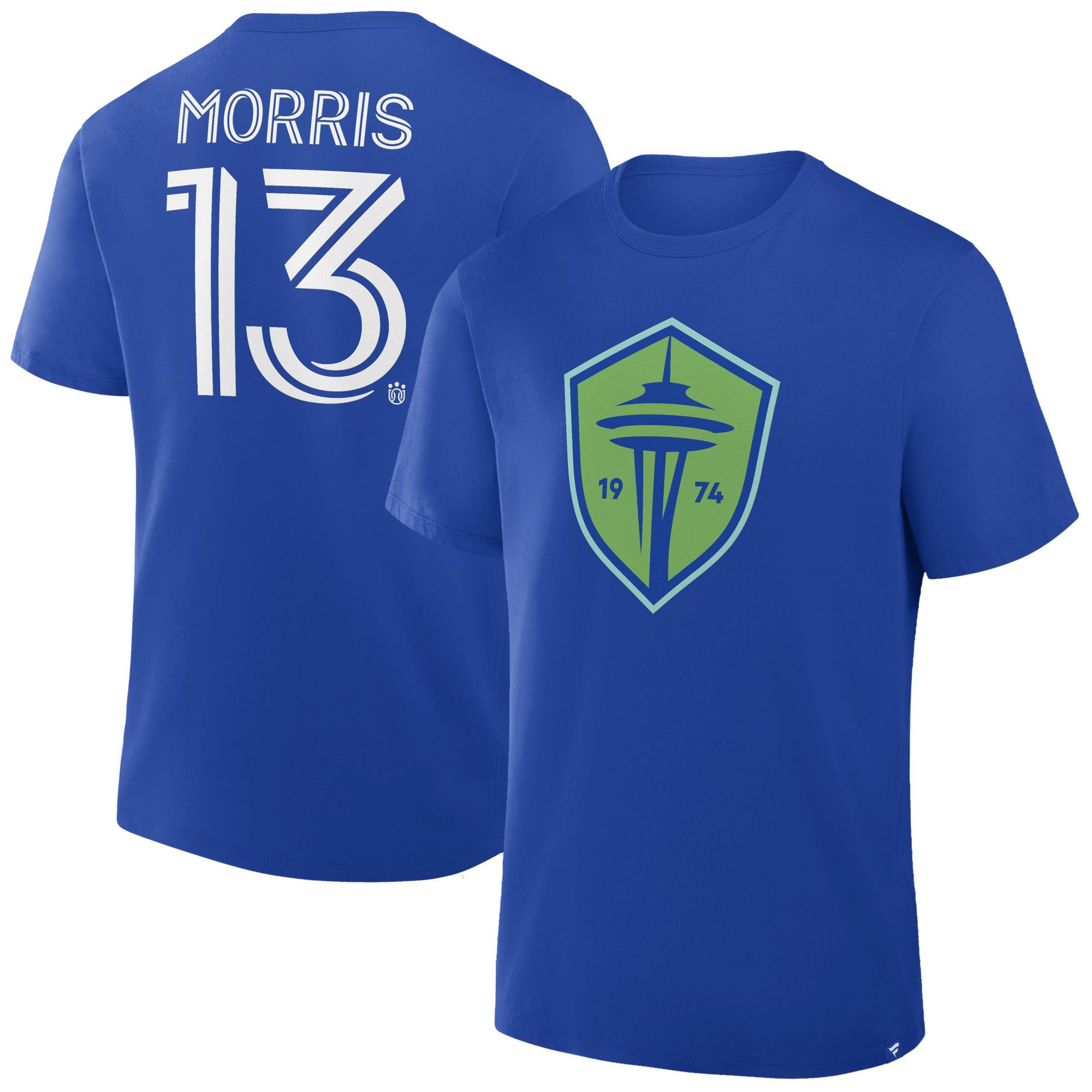 MLS Men's Seattle Sounders Jordan Morris #13 Game Royal T-Shirt