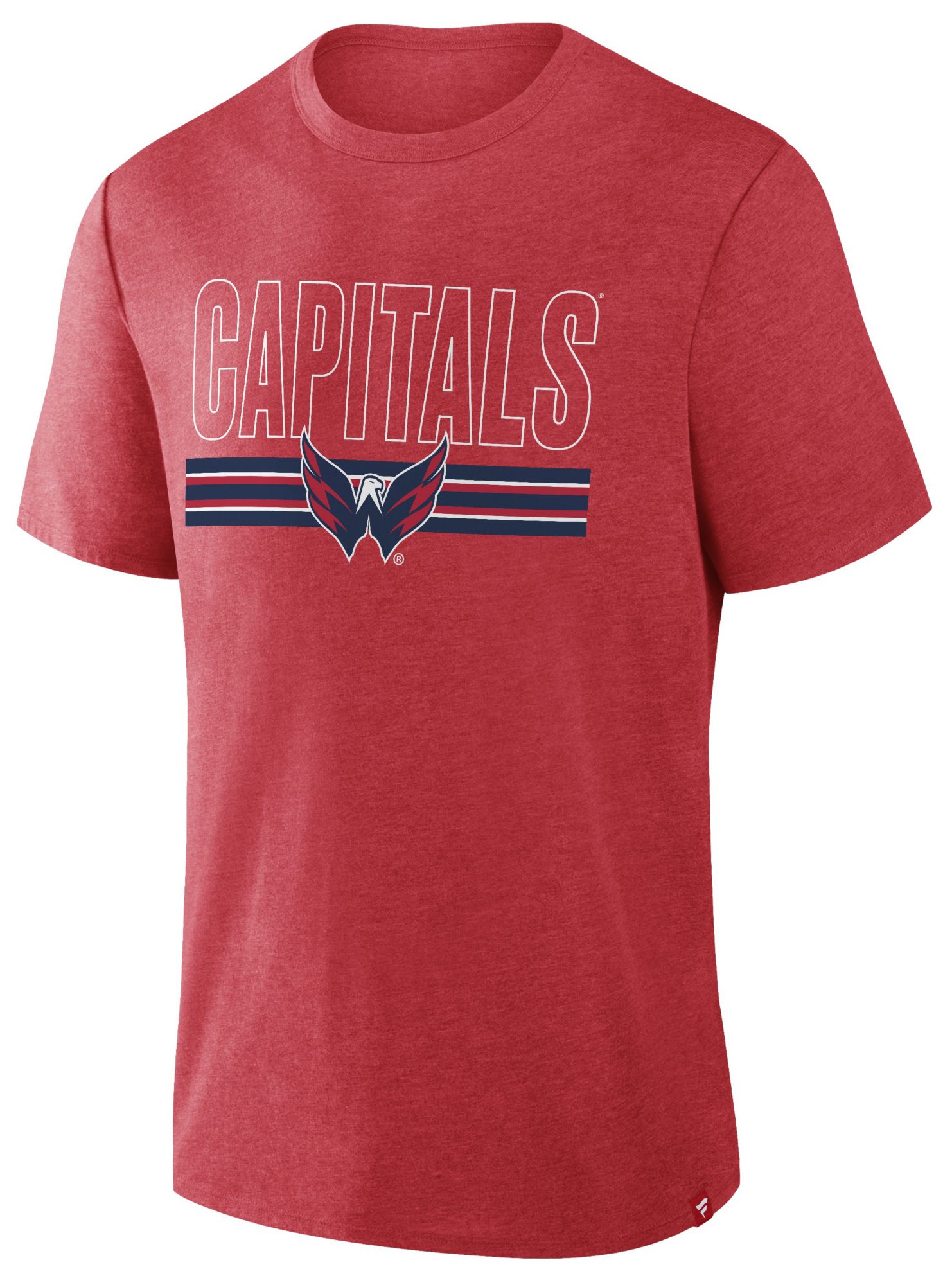 NHL Men's Washington Capitals Red Triblend Short Sleeve T-Shirt
