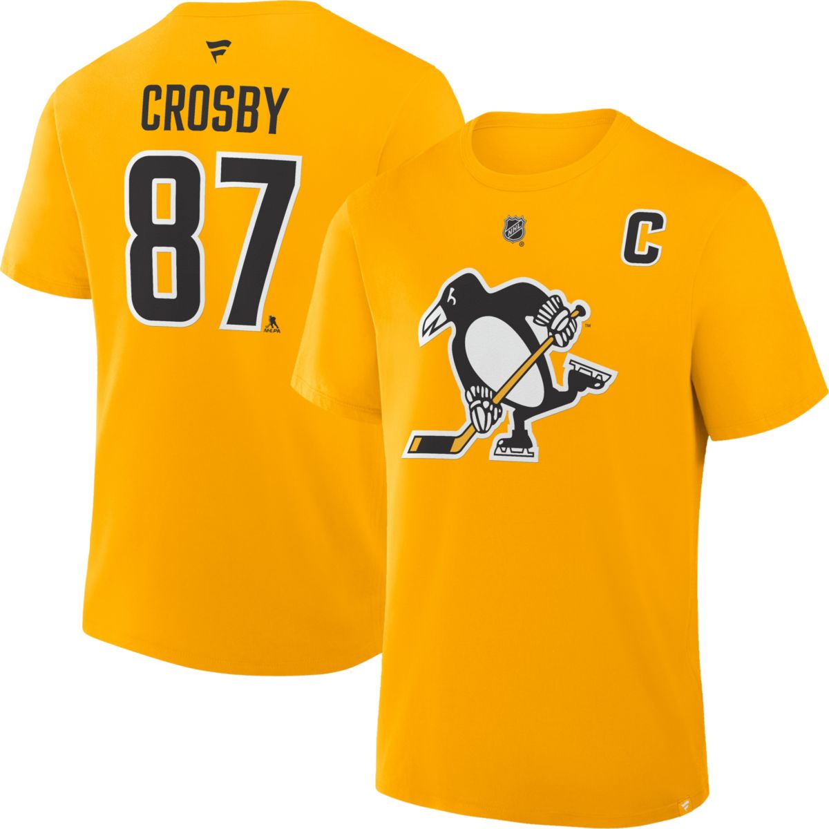 NHL Men's Pittsburgh Penguins Yellow Gold Ben Kindel #81 Alternate
