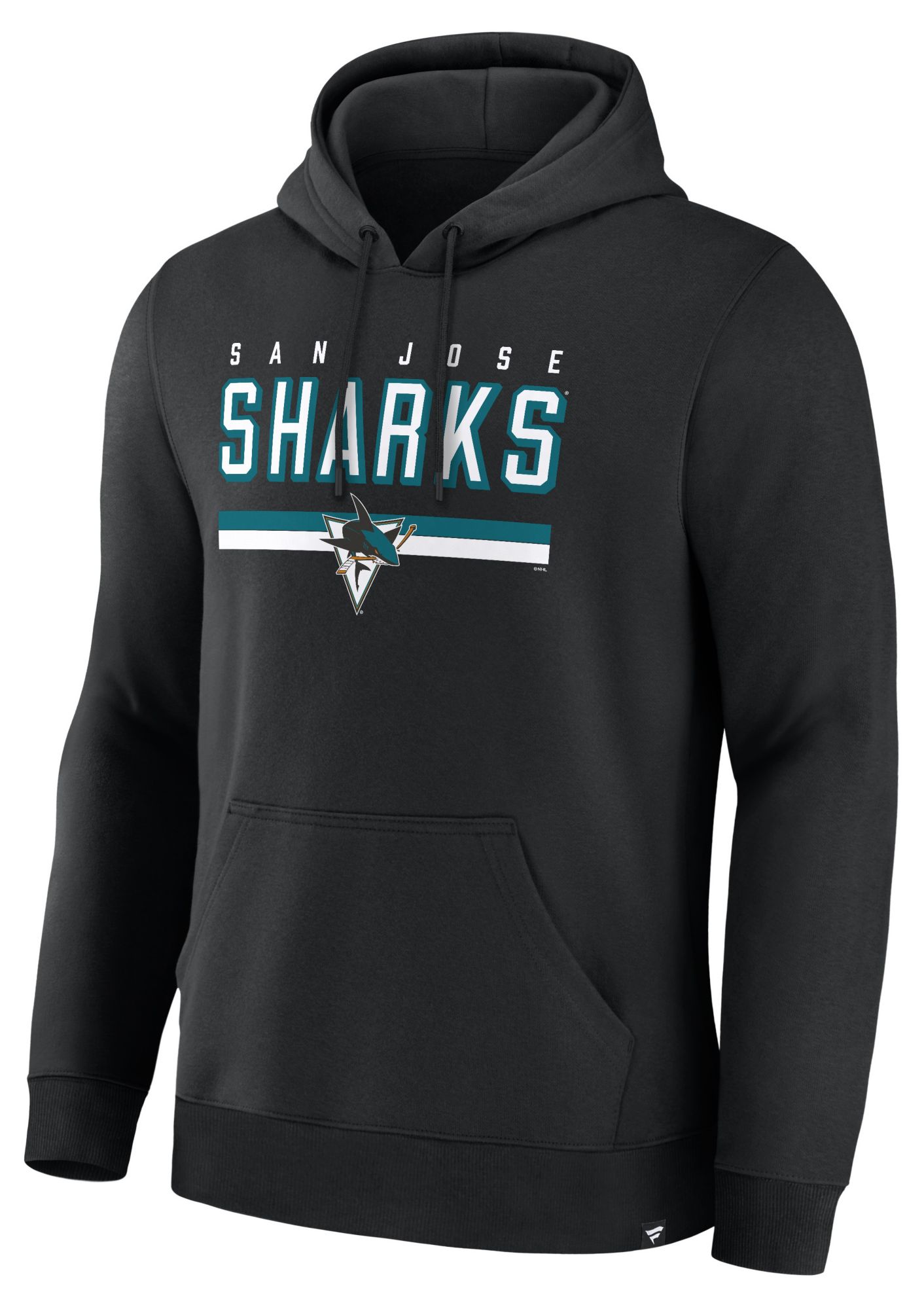 NHL Men's San Jose Sharks Black Fleece Hoodie
