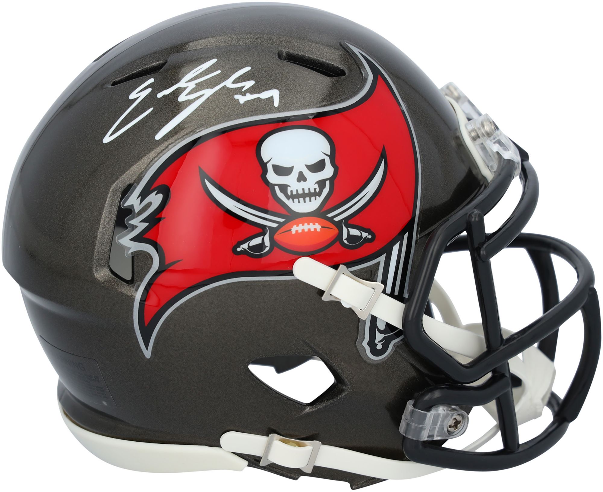 NFL Adult Tampa Bay Buccaneers Emeka Egbuka #2 Authentic Autographed Mini Helmet