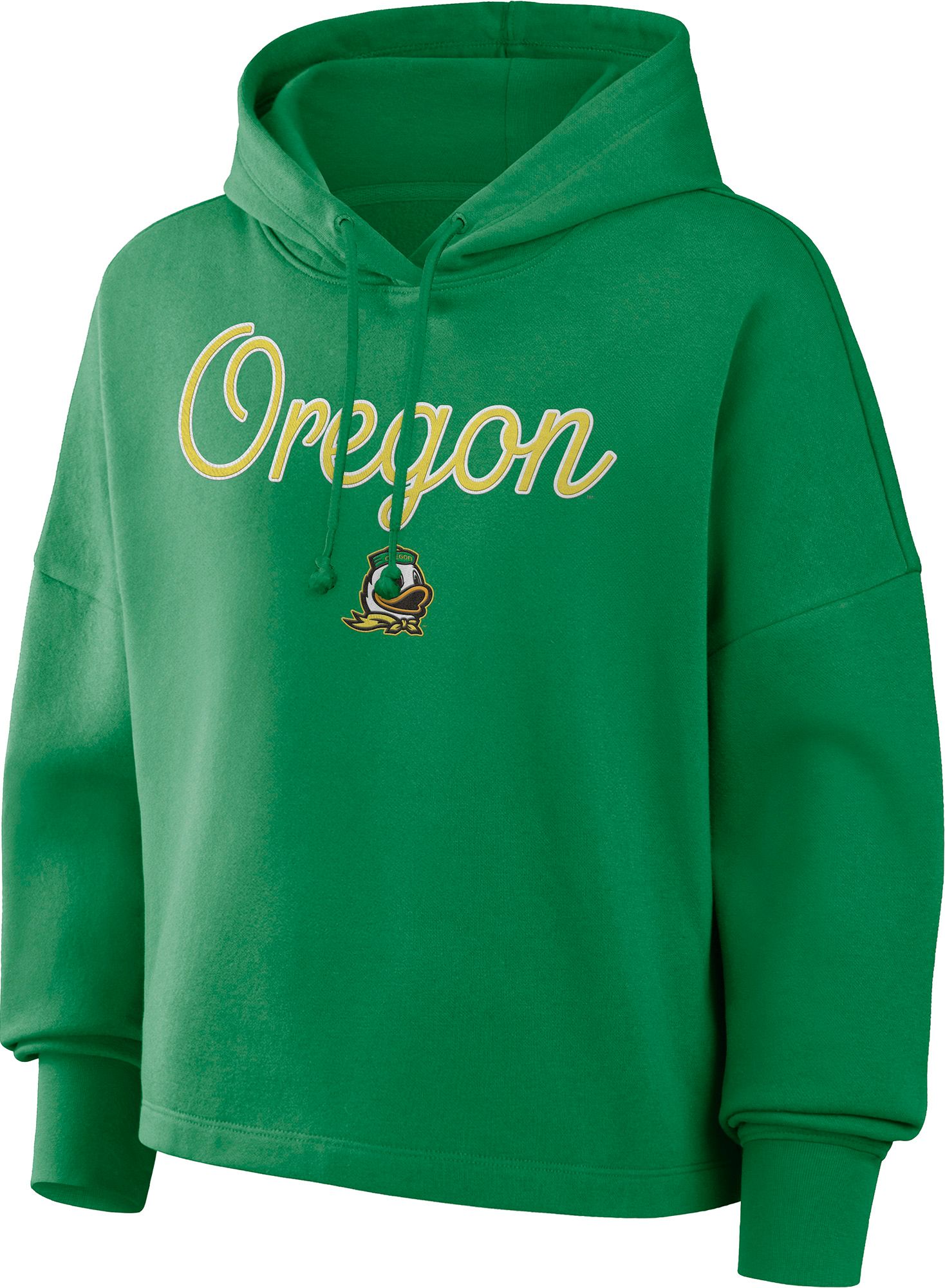 NCAA Women's Oregon Ducks Apple Green Hoodie