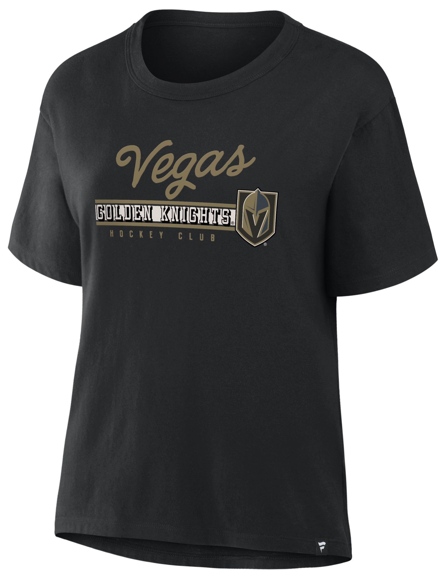 NHL Women's Las Vegas Knights Black Legasy Short Sleeve T-Shirt