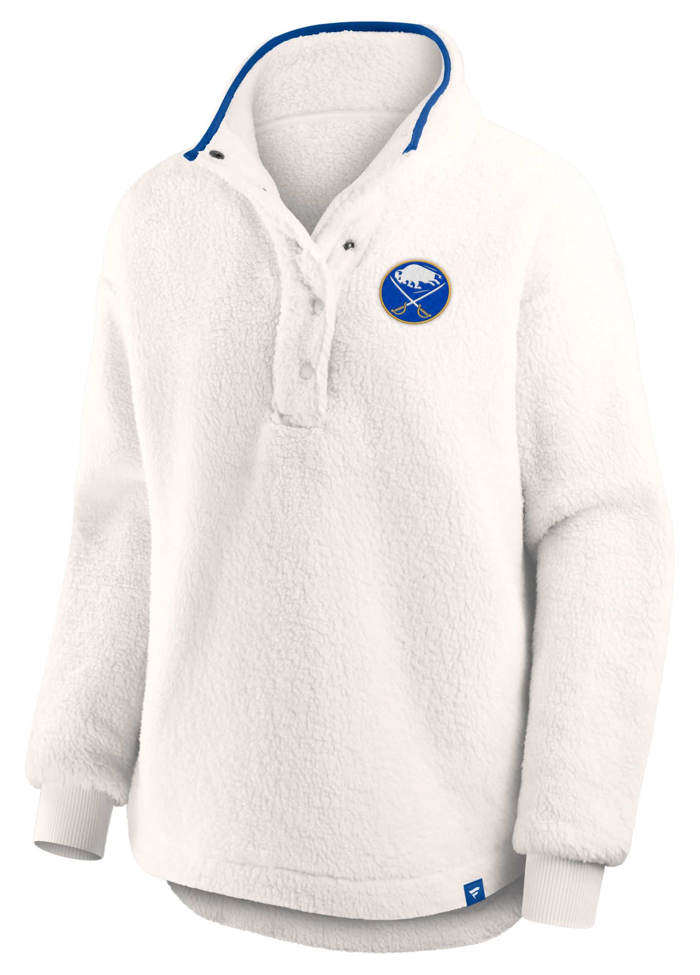Fanatics Women's Buffalo Sabres White Full-Zip Sherpa Jacket
