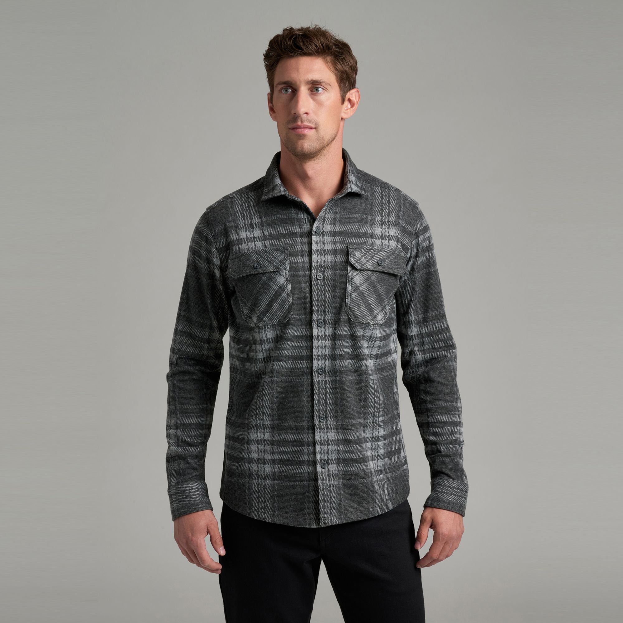 KÜHL Men's Innovatr Knit Long Sleeve Flannel Shirt