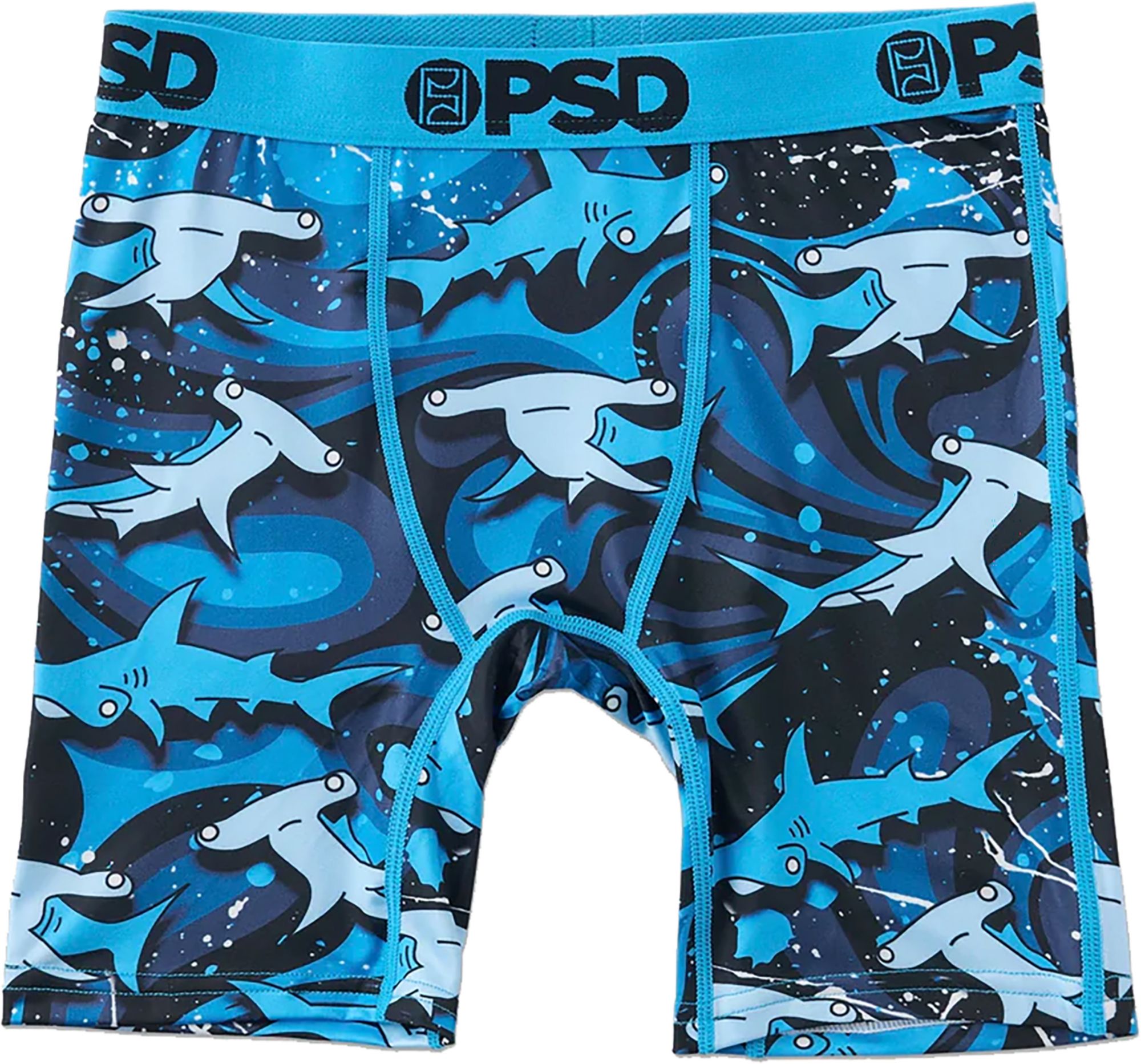 PSD Underwear Boys' Deep Blue Boxer Briefs