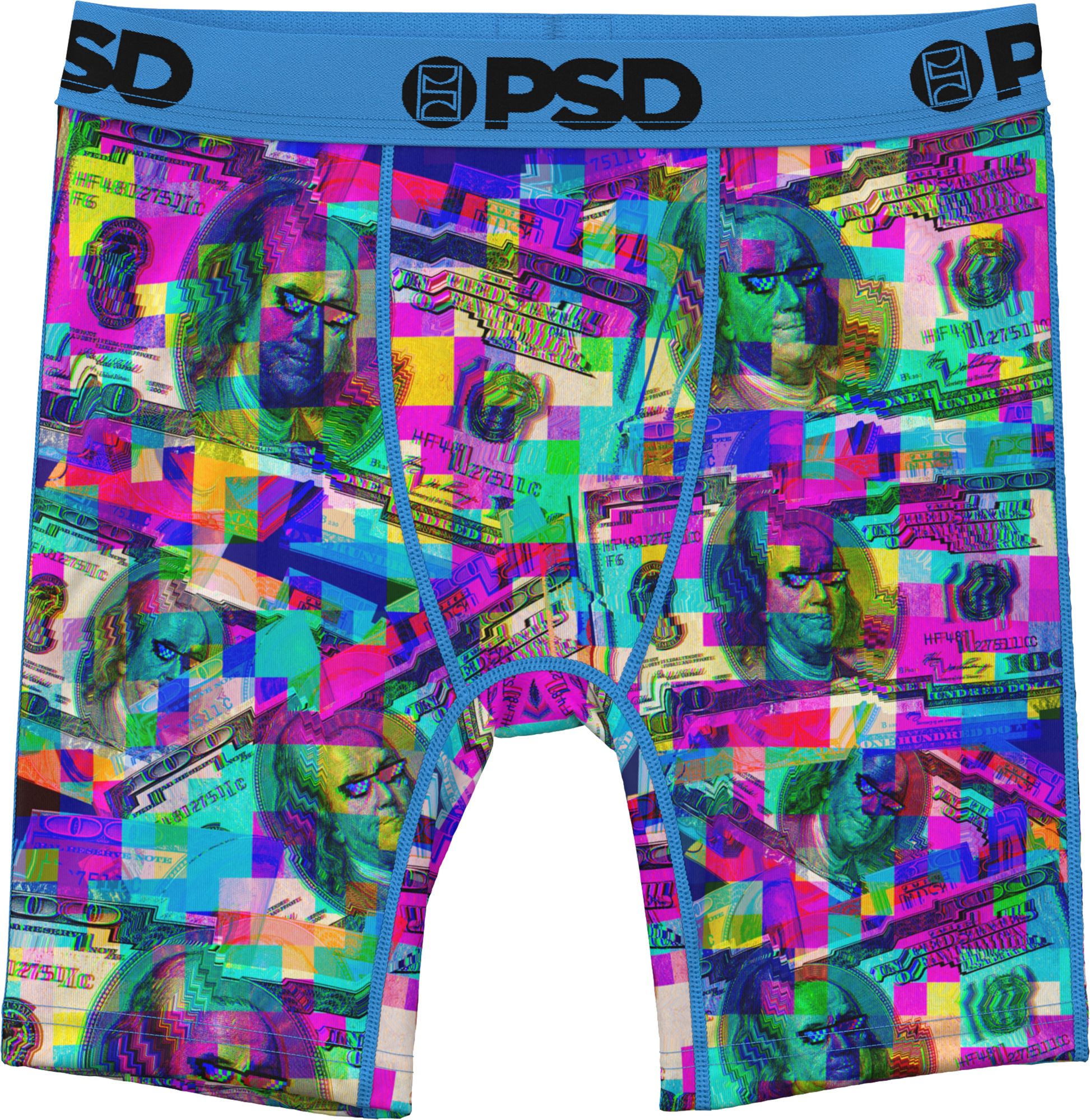 PSD Underwear Boys' Pixel Bills Boxer Briefs