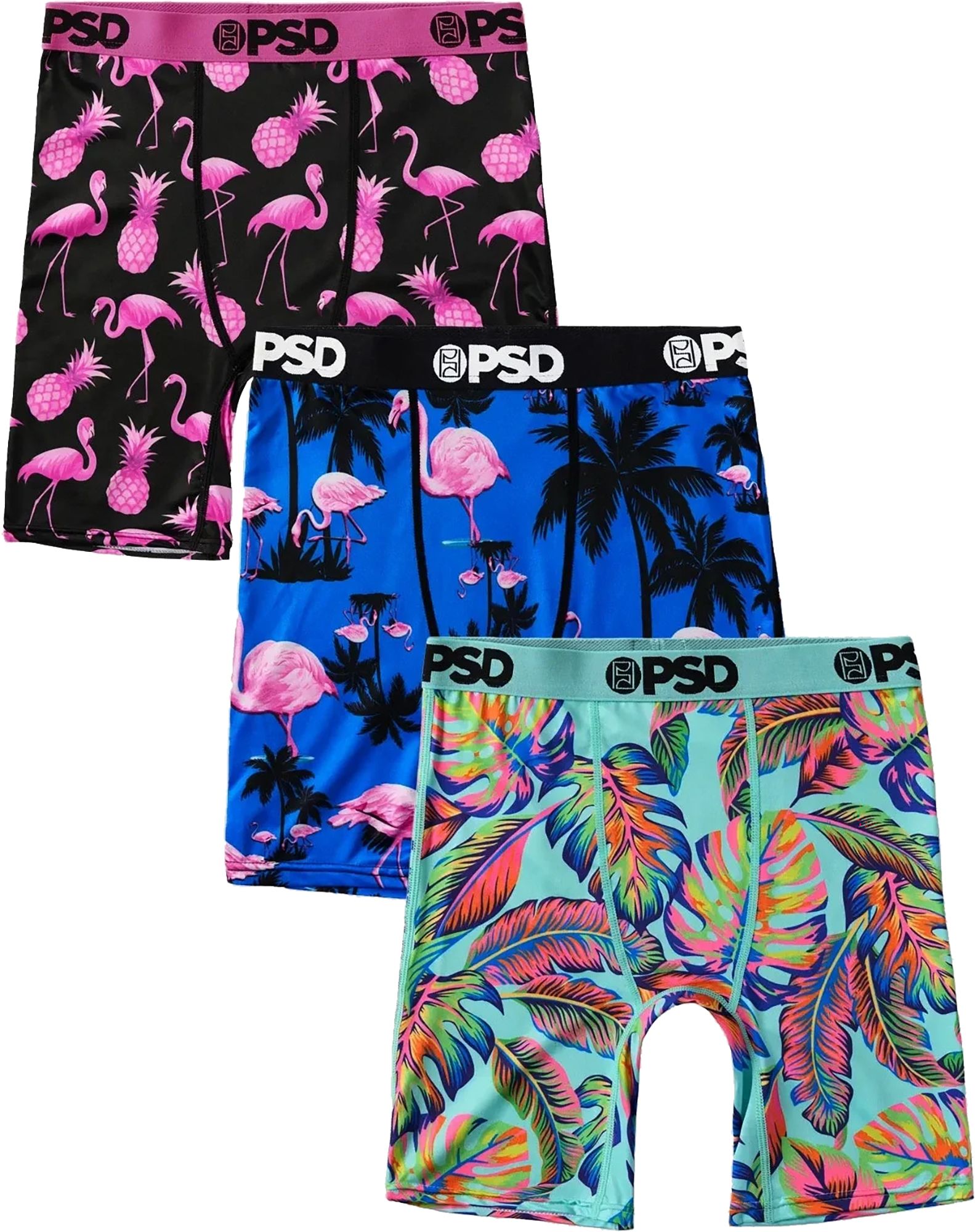 PSD Underwear Boys' Oasis Boxer Briefs - 3 Pack