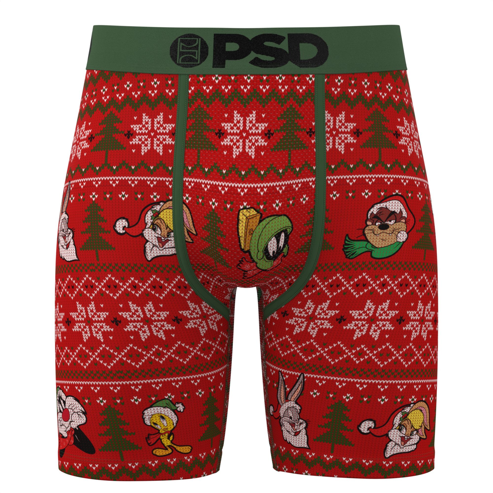 PSD Underwear Men's Looney Tunes Jolly Sweater Boxer Briefs