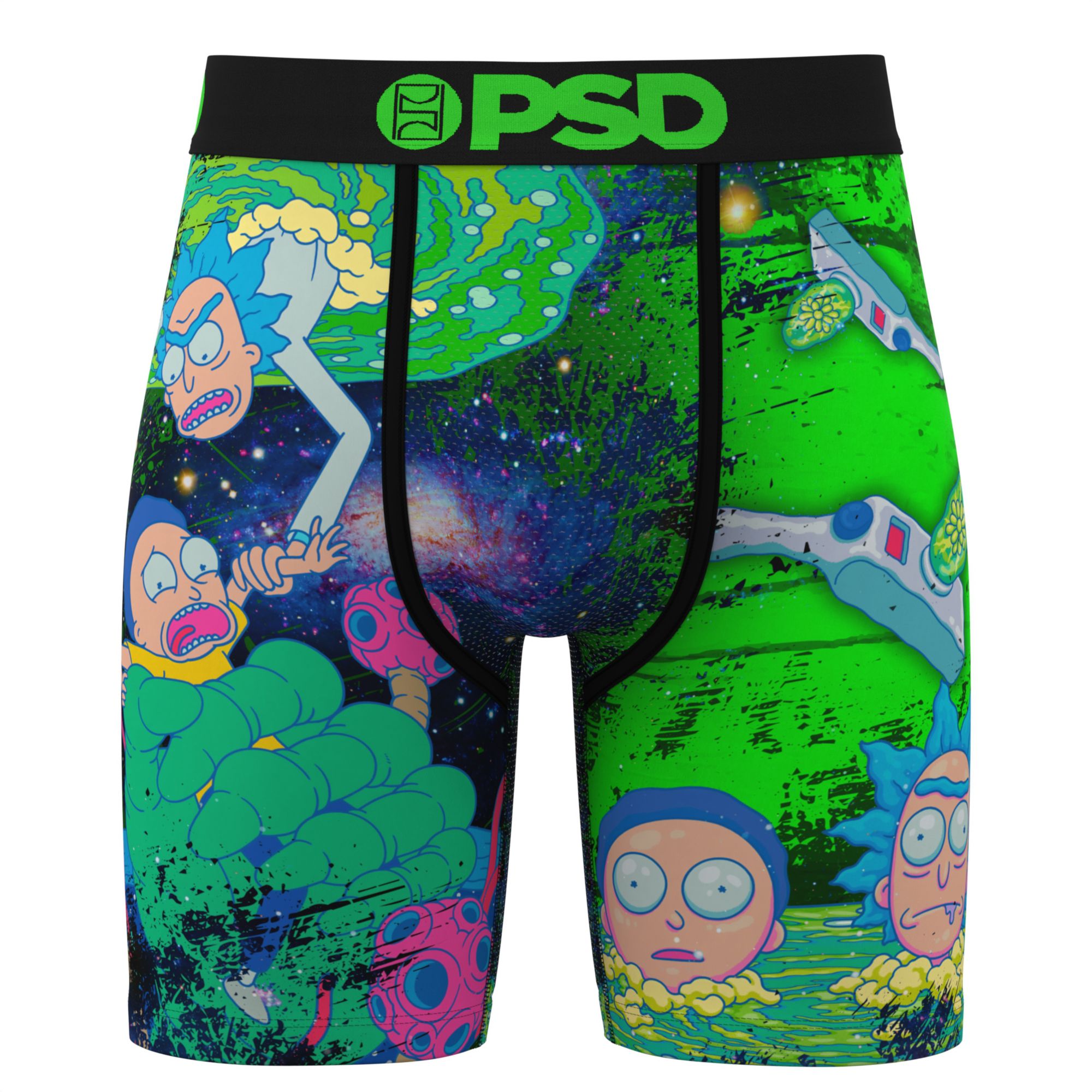 PSD Underwear Men's Rick and Morty Portal Void Boxer Briefs