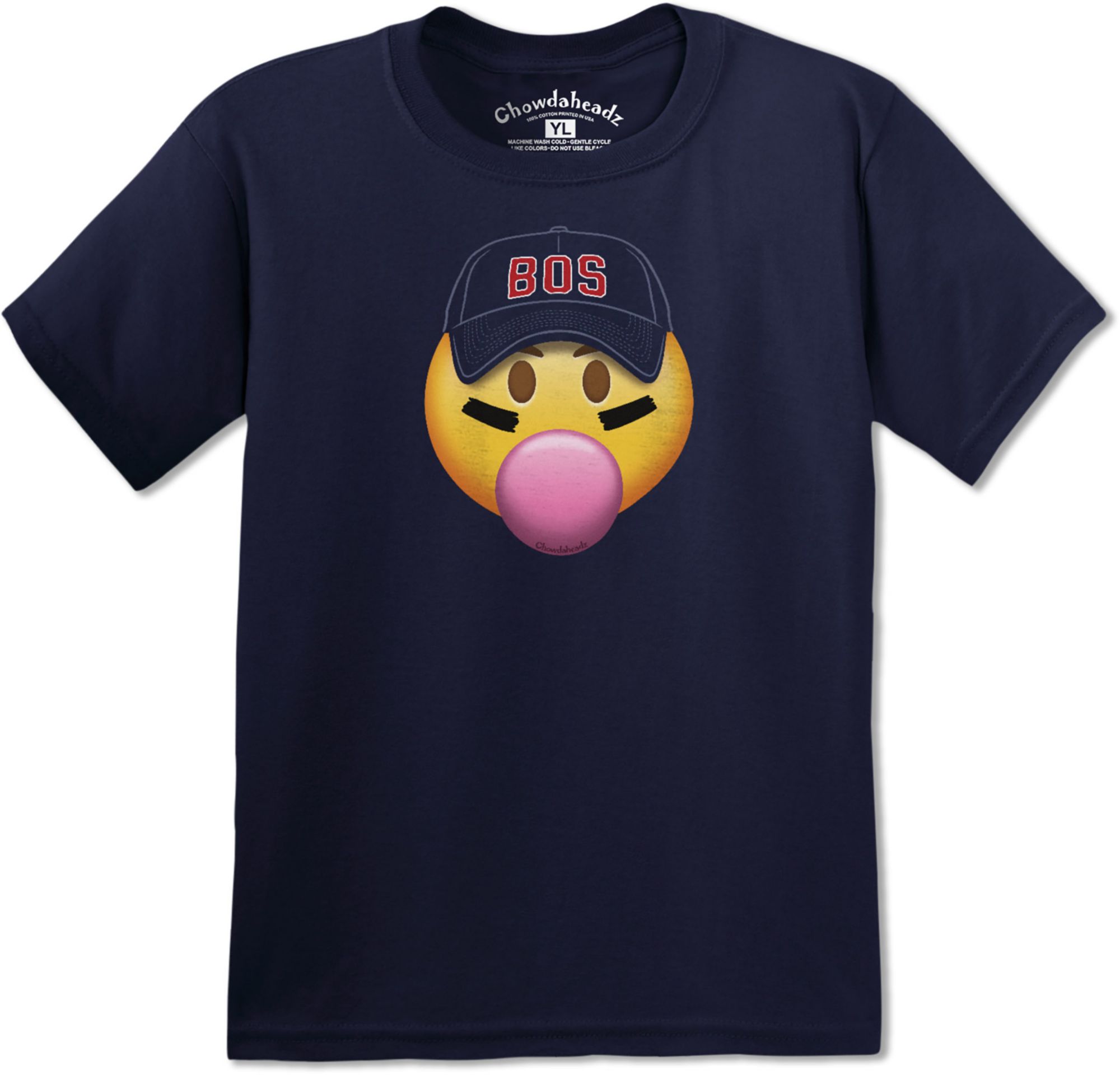 Chowdaheadz Youth Boston Navy 'Bubblegum' T-Shirt