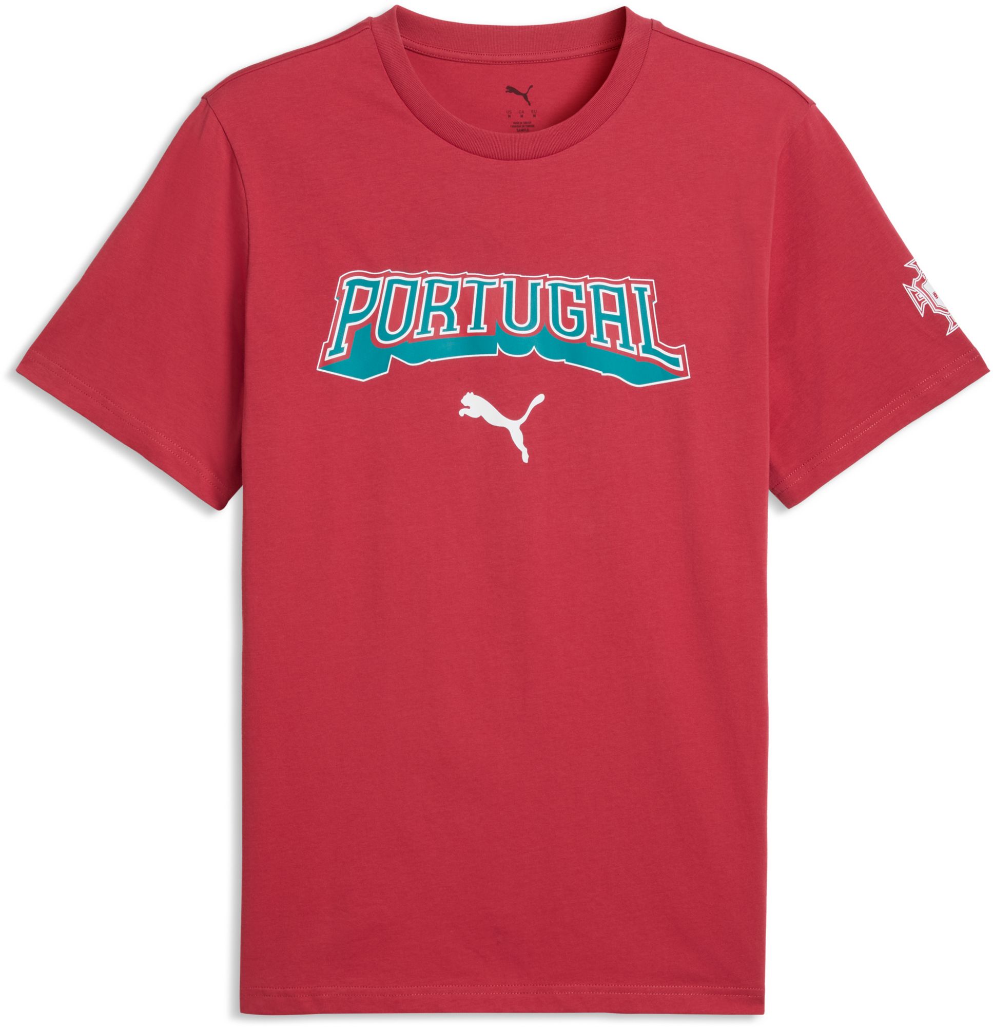 PUMA Adult Portugal Culture AOP Red T-Shirt