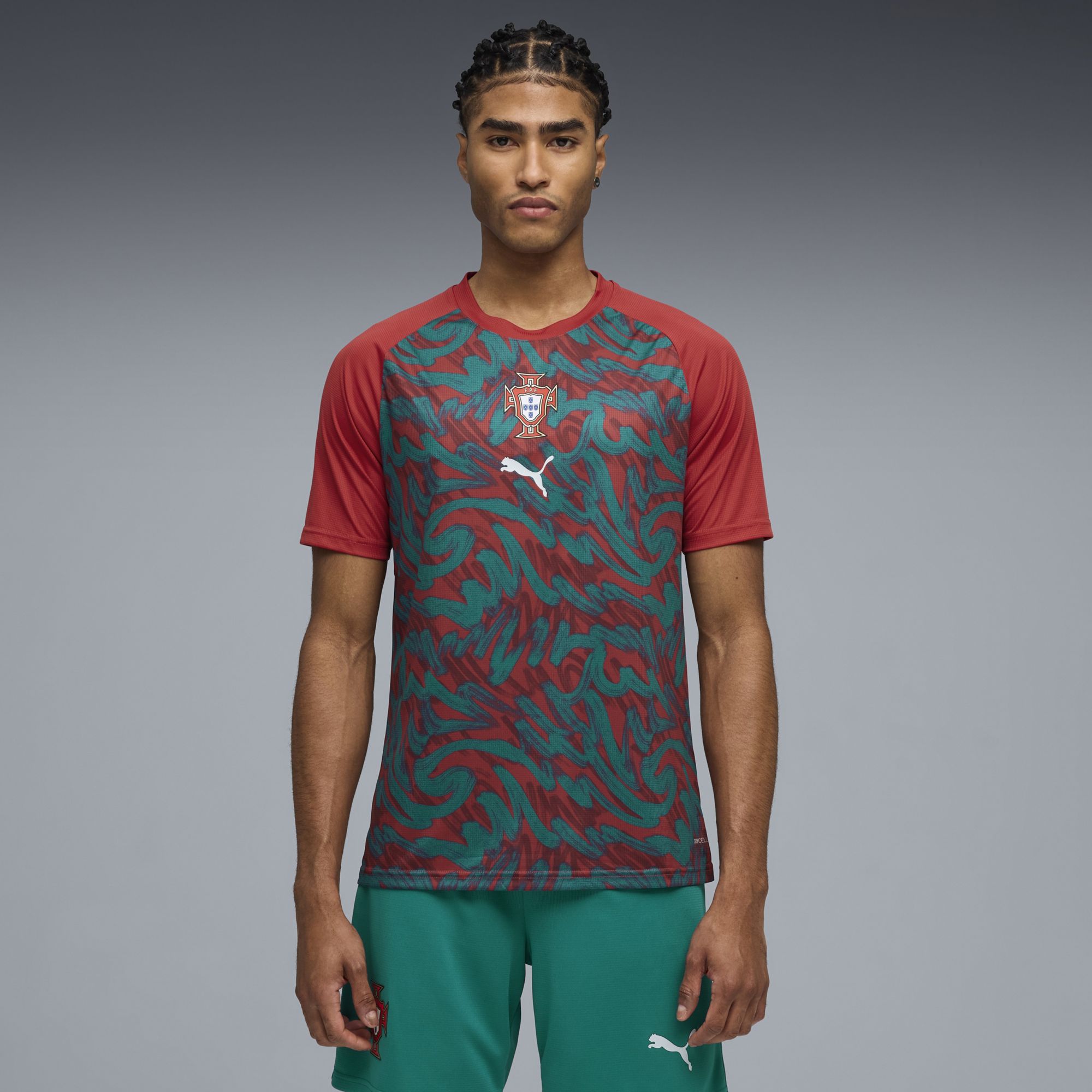 PUMA Adult Portugal Red World Cup 2026 Home Prematch Jersey