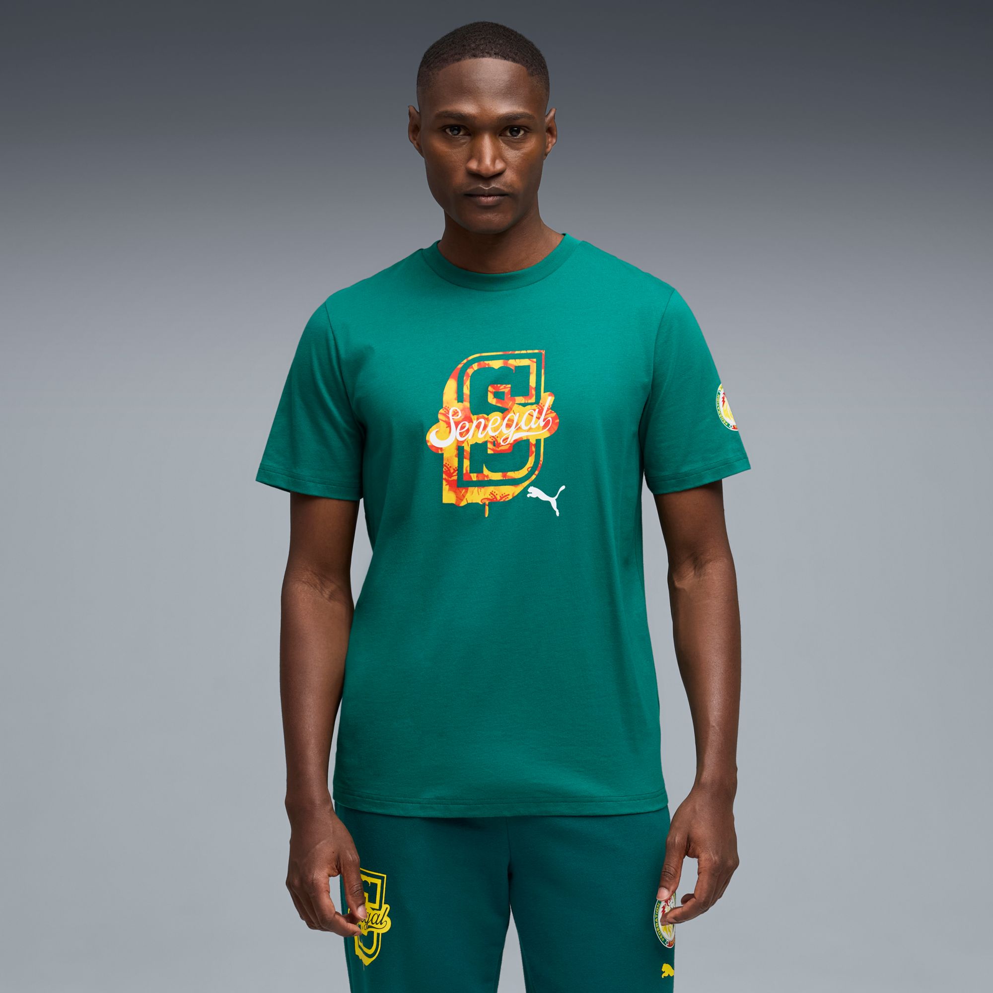 PUMA Adult Senegal Green Culture T-Shirt