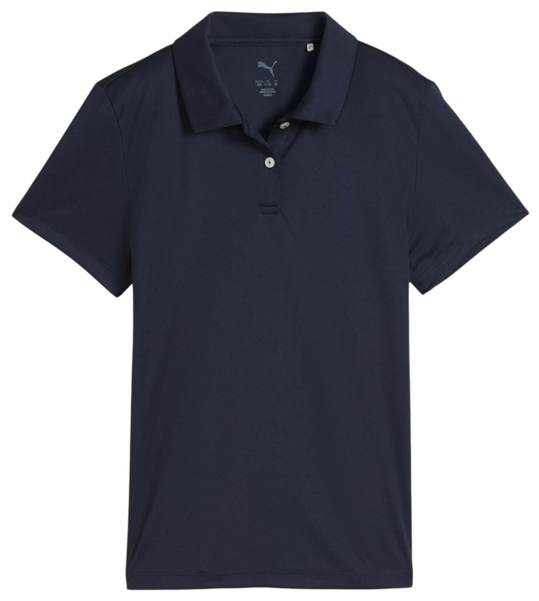 PUMA Girls' Pure Short Sleeve Golf Polo