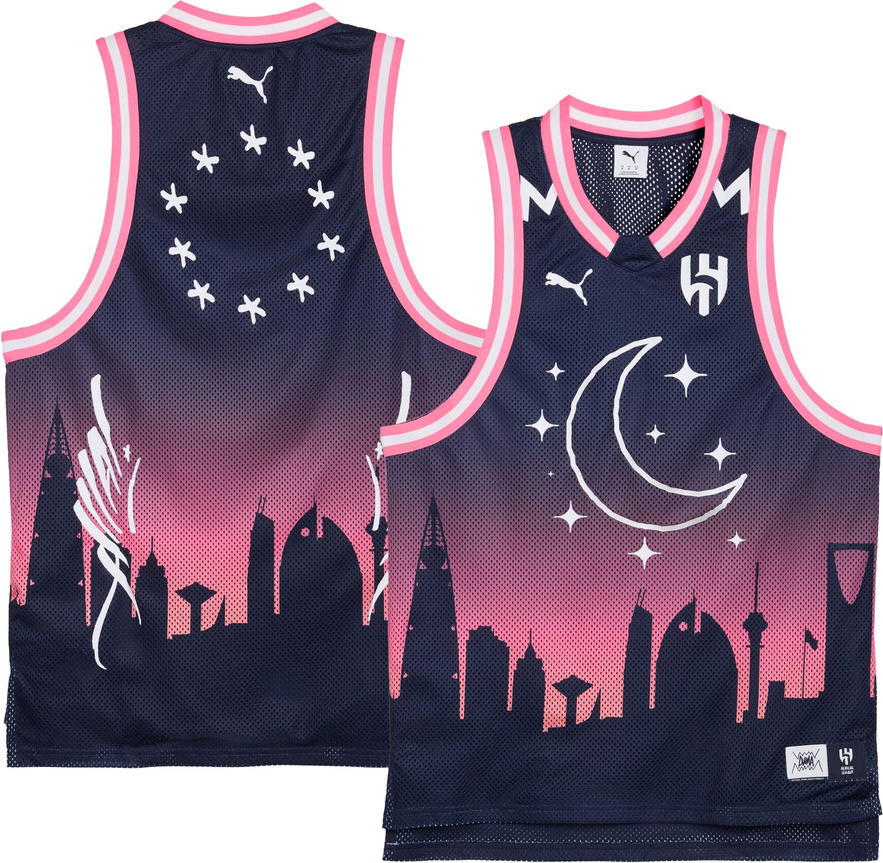 PUMA Adult Al Hilal SFC Navy KidSuper Hoops Jersey